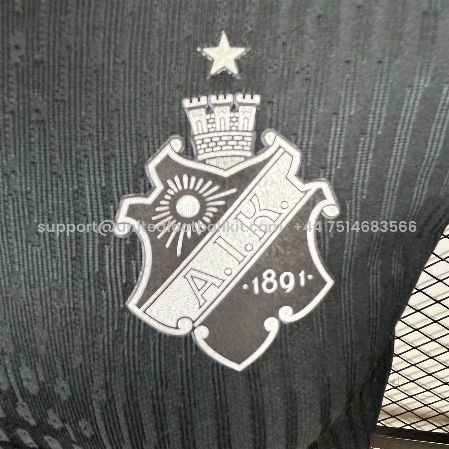 Unitedfootballkit.com | AIK Solna 25-26 Smokinglirare Unsponsored Edition Jersey - Player Version -Customize Name, Number and Patch | Worldwide Shipping