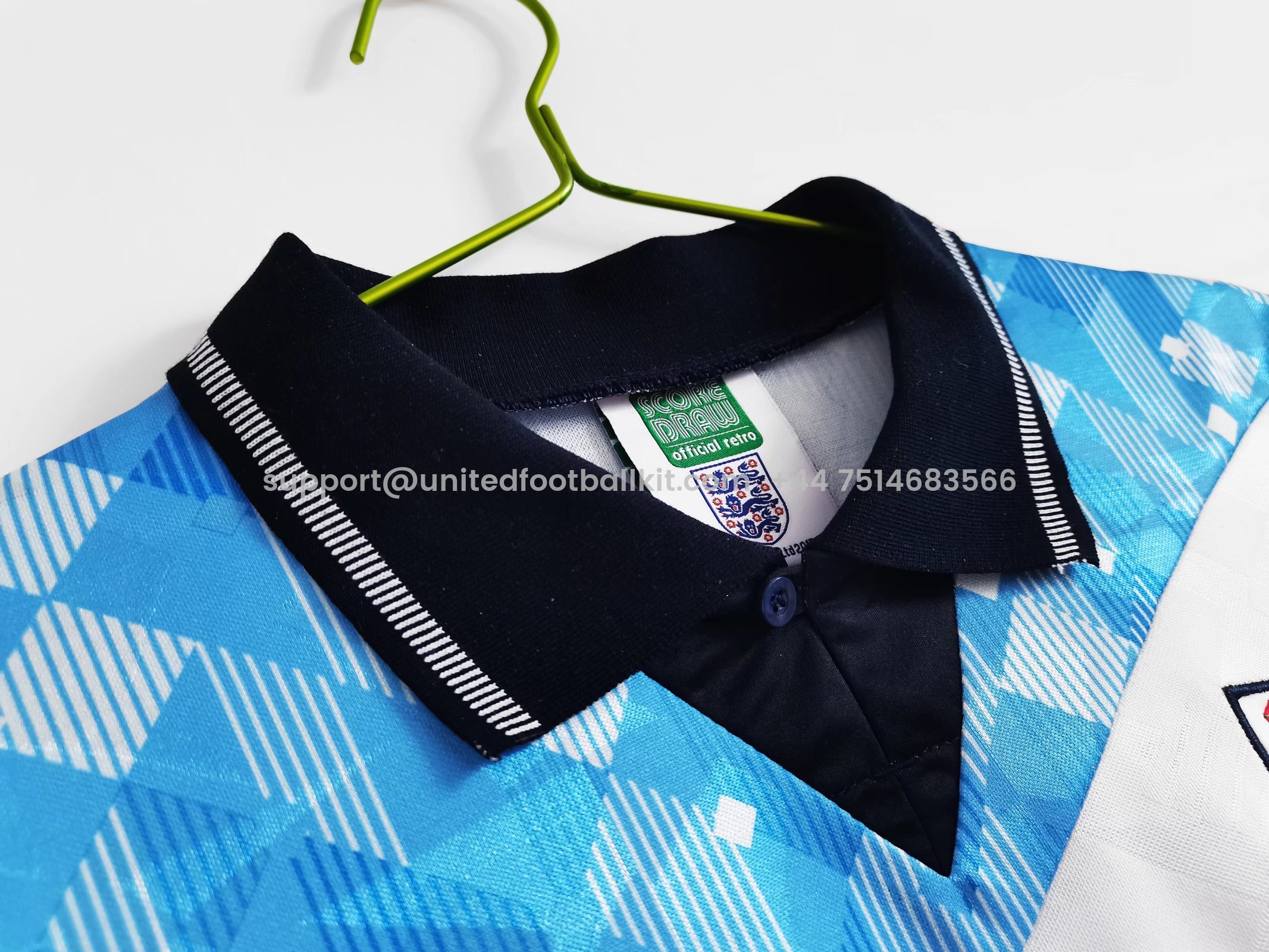 Unitedfootballkit.com | Retro England 1990 Three Color Jersey -Customize Name, Number and Patch | Worldwide Shipping