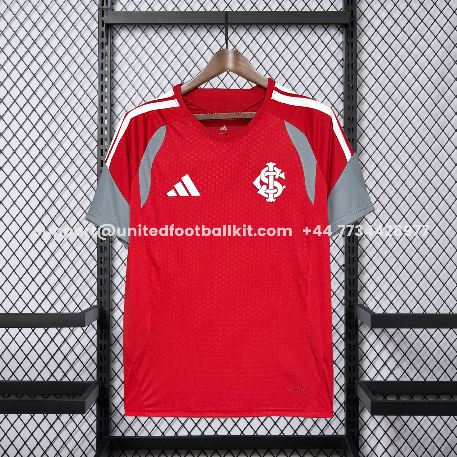 Unitedfootballkit.com | SC Internacional 26-27 Red Pre-Match Training Jersey - Fans Version -Customize Name, Number and Patch | Worldwide Shipping