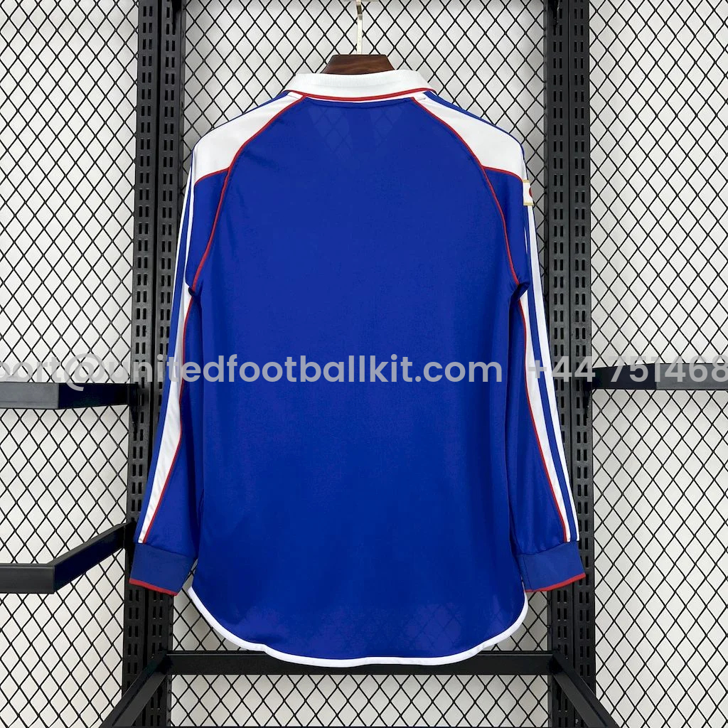 Unitedfootballkit.com | Retro Japan 2000 Home Long Sleeves Jersey -Customize Name, Number and Patch | Worldwide Shipping