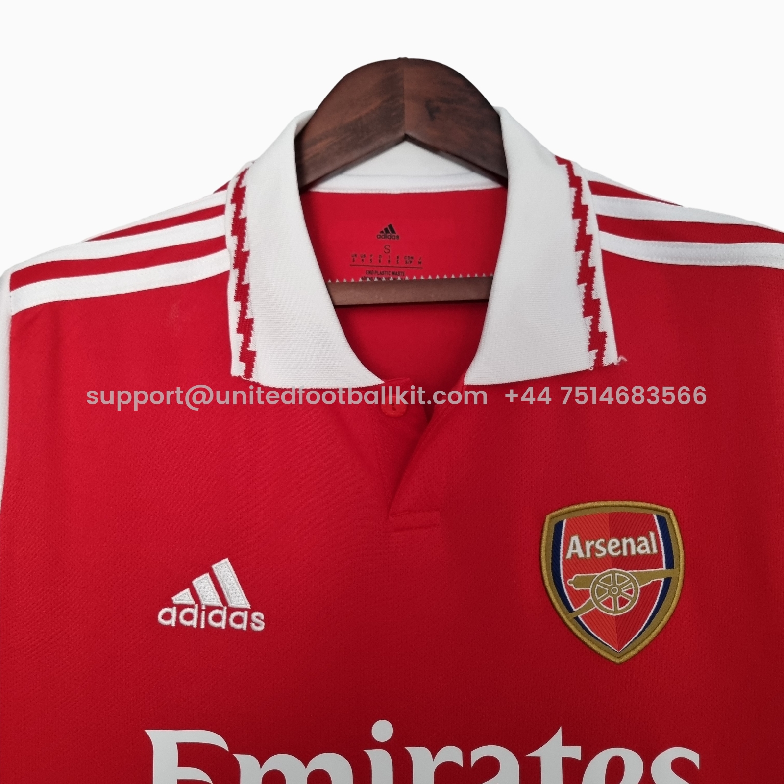 Unitedfootballkit.com | Retro Arsenal 2022-23 Home Jersey -Customize Name, Number and Patch | Worldwide Shipping