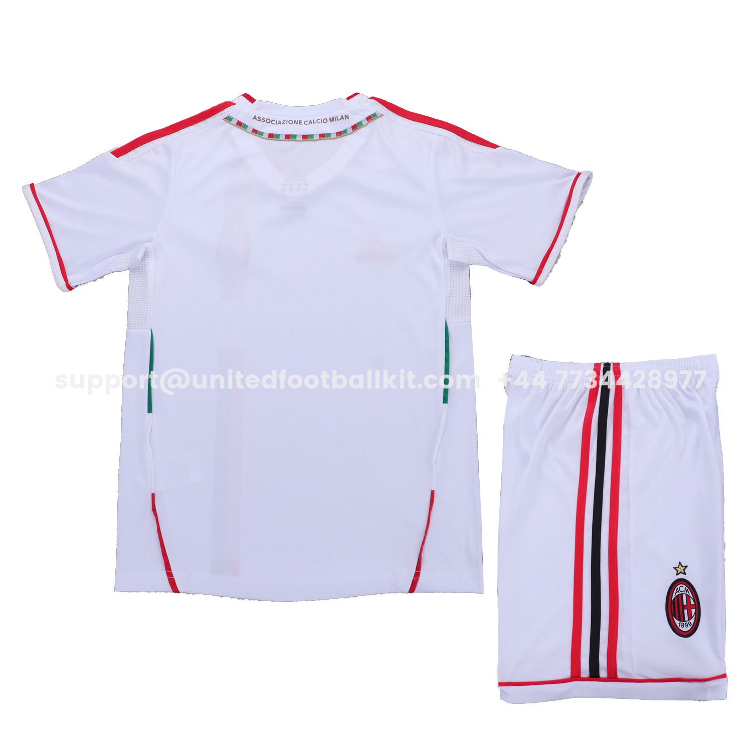 Unitedfootballkit.com | Retro AC Milan 2011-12 Away Kids Kit -Customize Name, Number and Patch | Worldwide Shipping