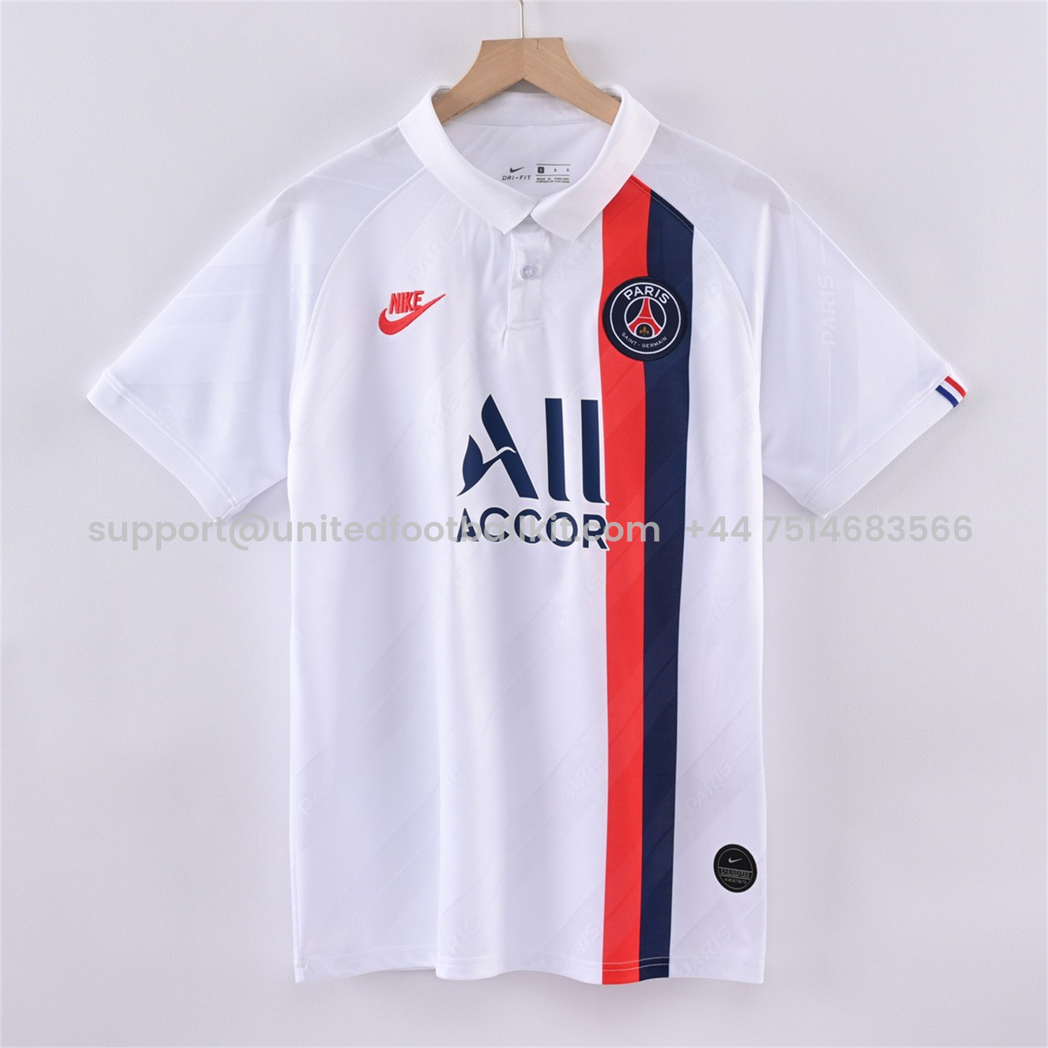 Unitedfootballkit.com | Retro Paris Saint-Germain PSG 2019-20 Away Jersey -Customize Name, Number and Patch | Worldwide Shipping