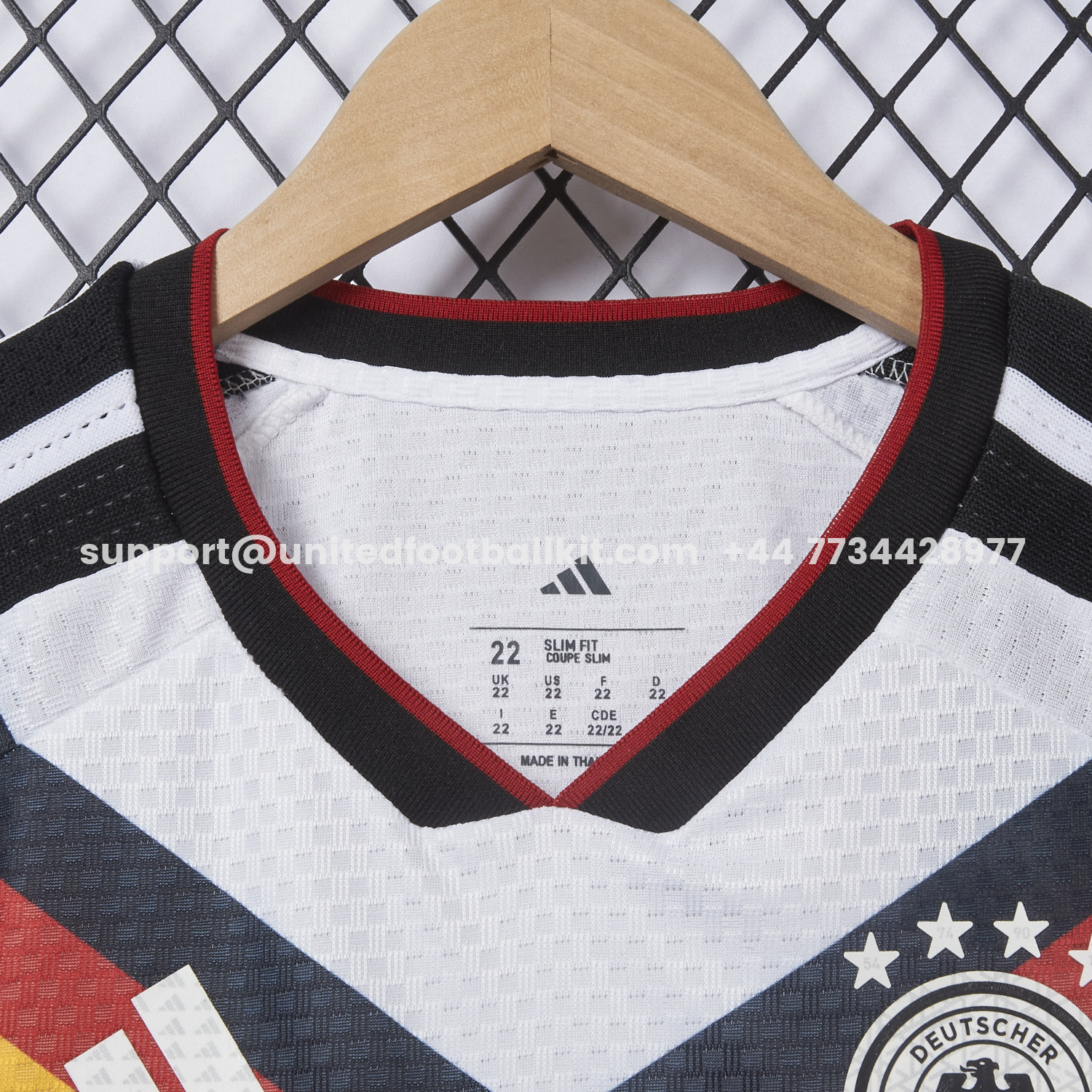Unitedfootballkit.com | Germany 2026 Home Kids Kit - Player Version -Customize Name, Number and Patch | Worldwide Shipping