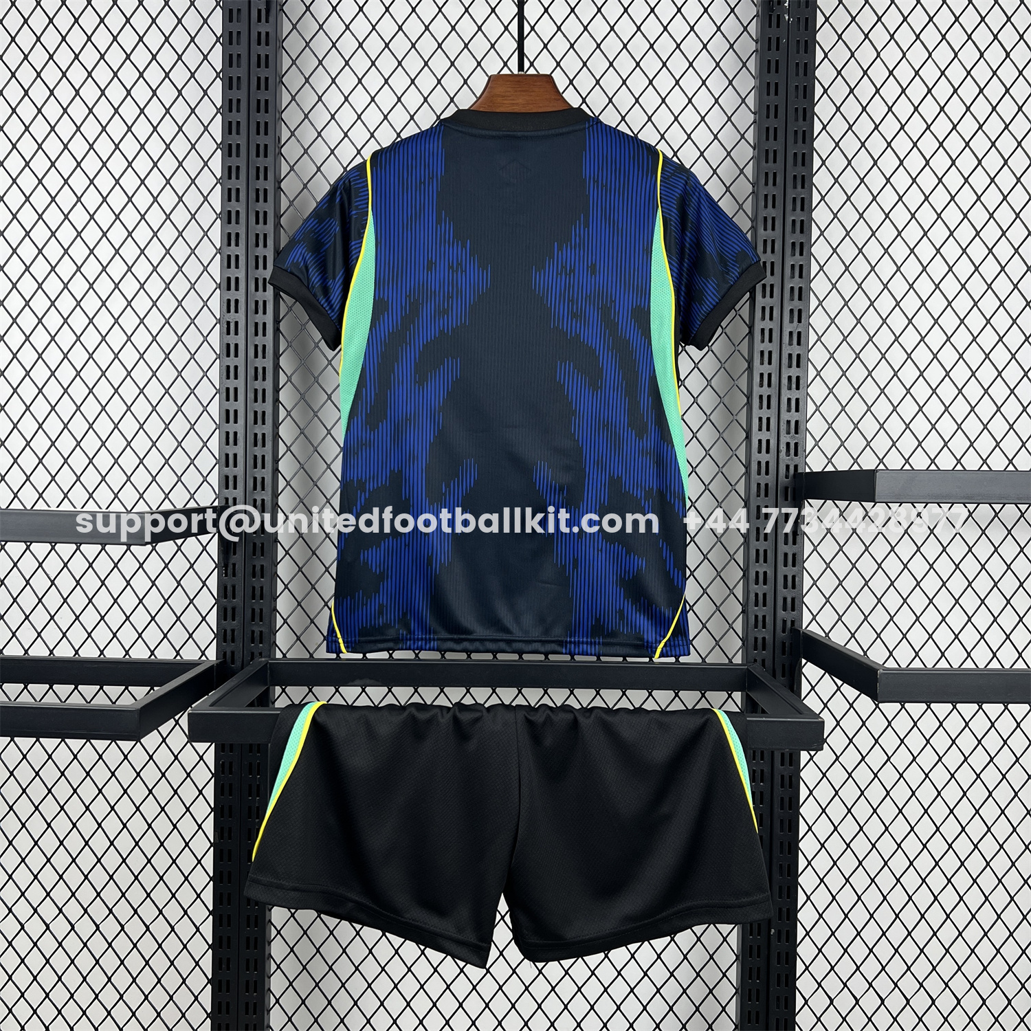 Unitedfootballkit.com | Brazil 2026 Away Kids Kit -Customize Name, Number and Patch | Worldwide Shipping