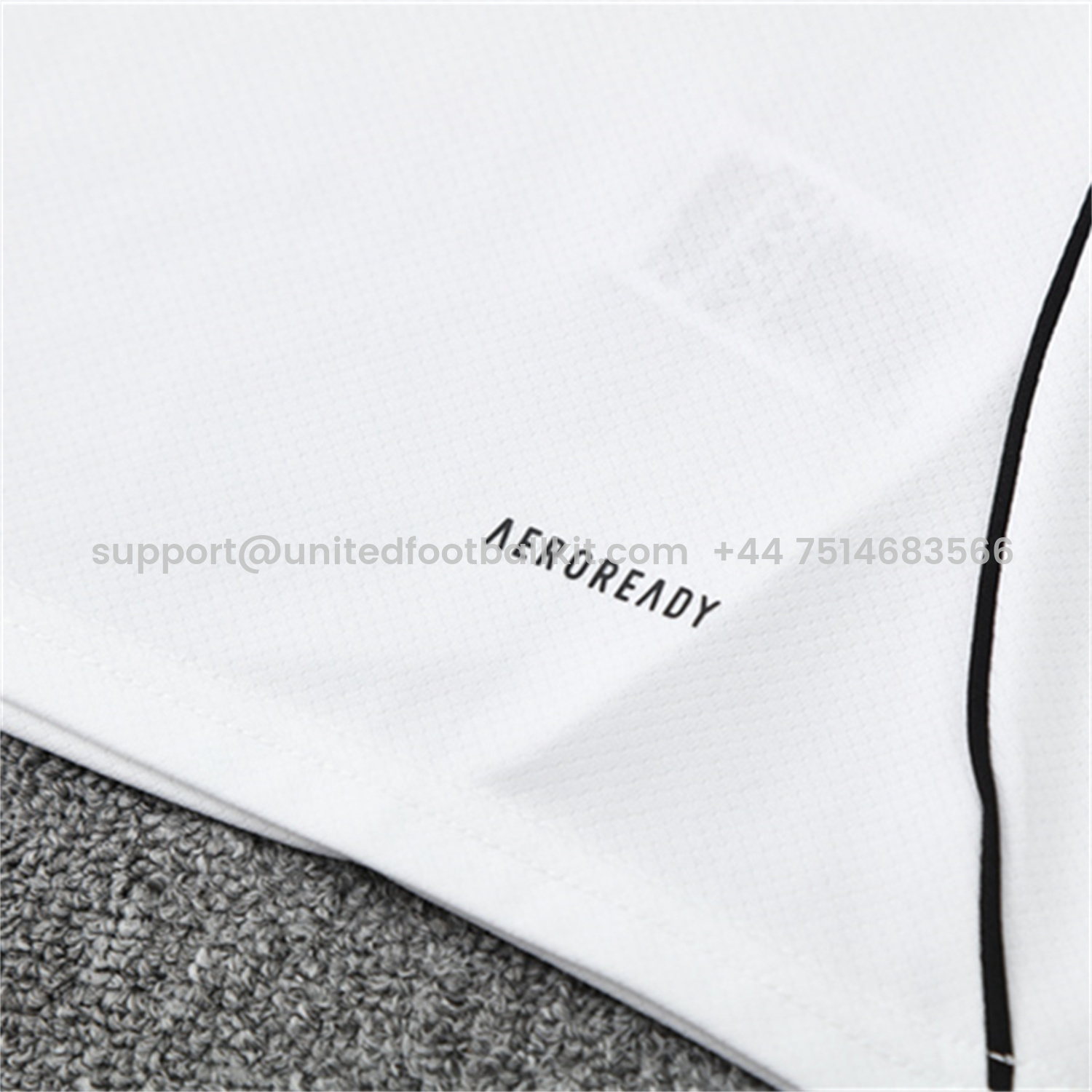 Unitedfootballkit.com | INT M.A.M 25-26 Kids Short-Sleeve Training Set - White Top and Black Shorts -Customize Name, Number and Patch | Worldwide Shipping