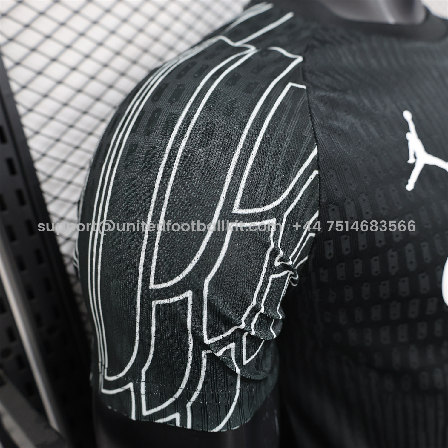 Unitedfootballkit.com | Paris Saint-Germain PSG 25-26 JD Black Special Jersey - Player Version -Customize Name, Number and Patch | Worldwide Shipping