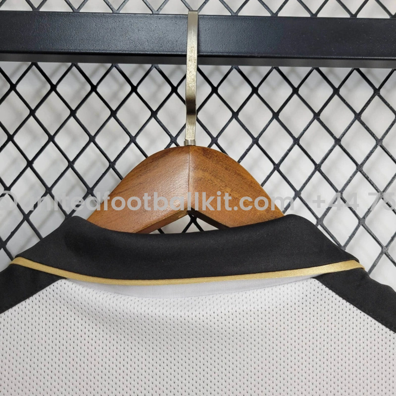 Unitedfootballkit.com | Retro Manchester United 01-02 100th Anniversary Special Edition Jersey - White & Gold -Customize Name, Number and Patch | Worldwide Shipping