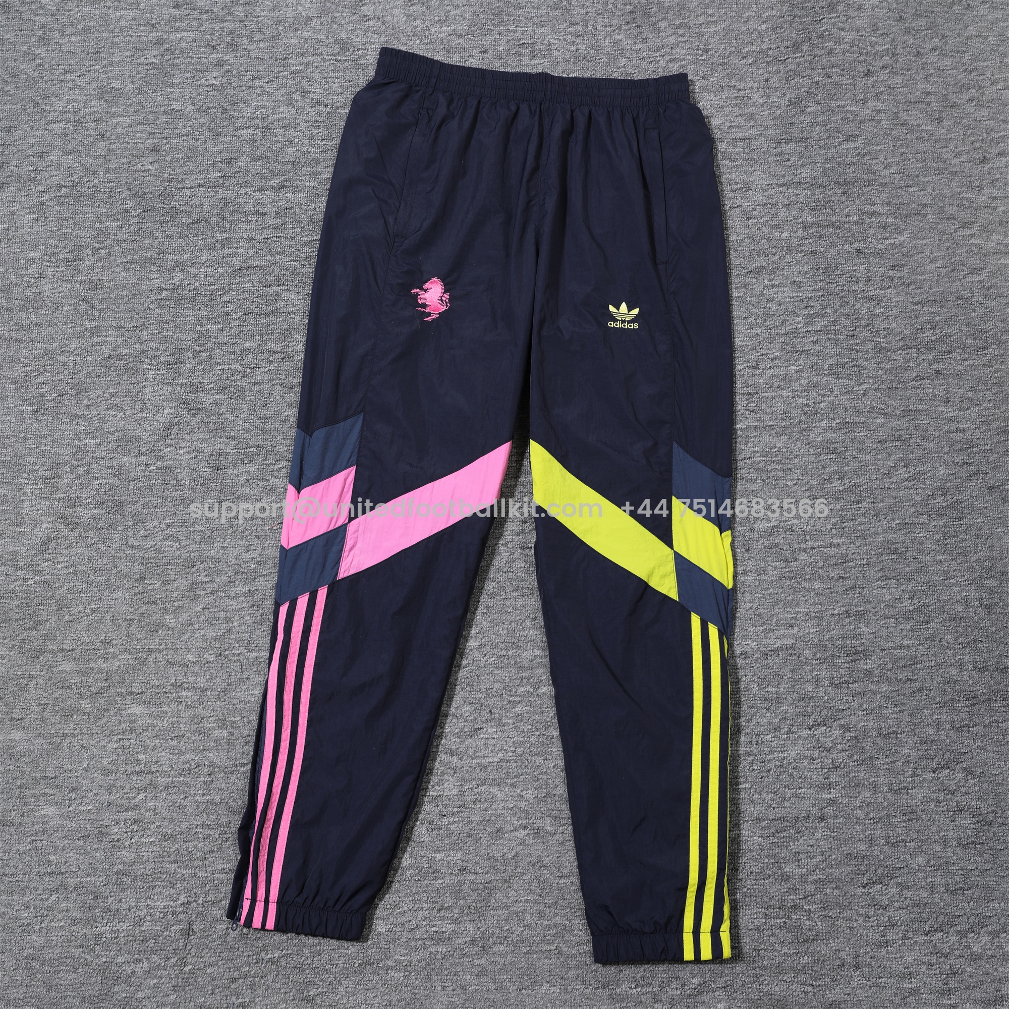 Unitedfootballkit.com | Juventus 24-25 Originals LFSTLR Windbreaker Suit - Deep Blue Jackets & Pants -Customize Name, Number and Patch | Worldwide Shipping