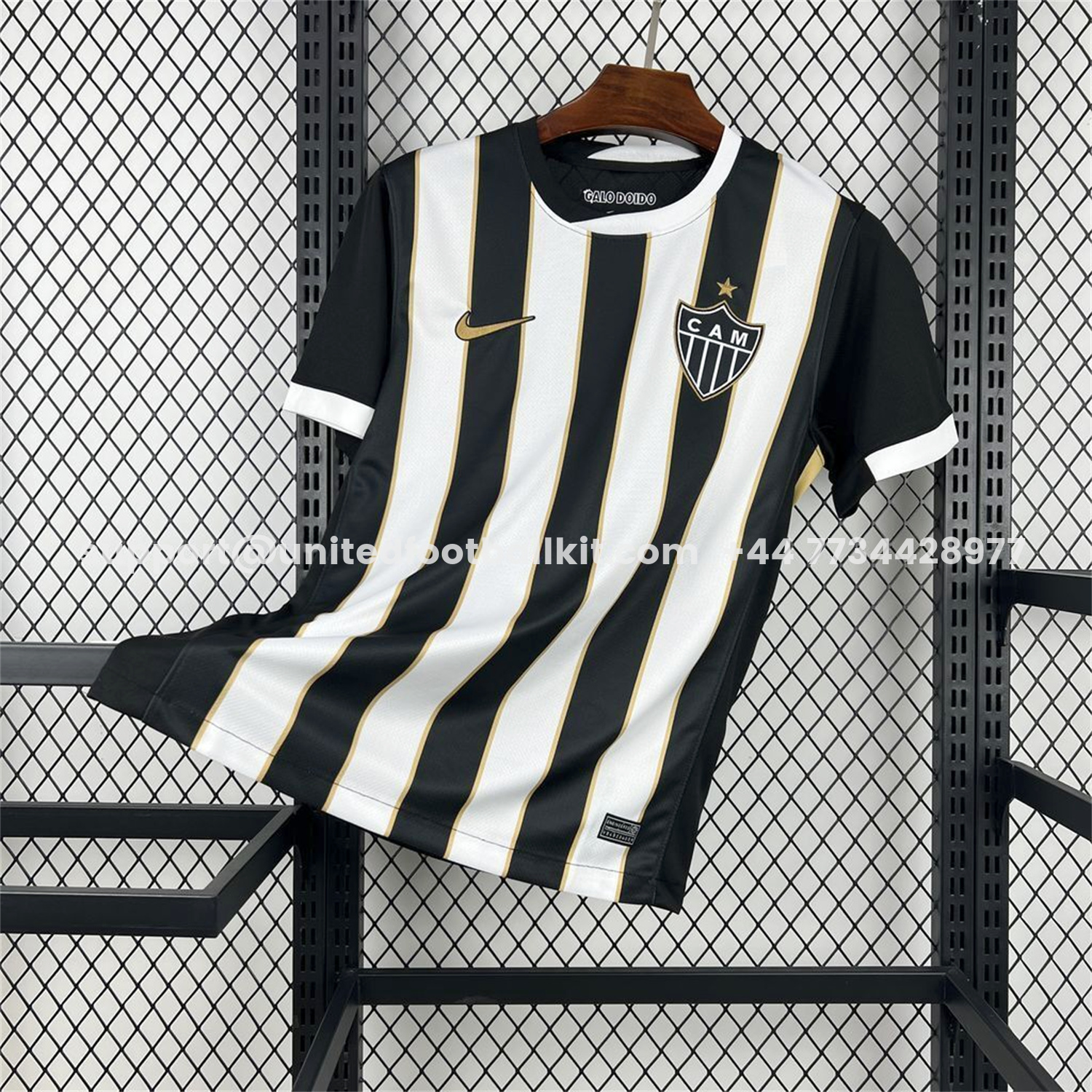 Unitedfootballkit.com | Atletico Mineiro 26-27 Home Unsponsored Jersey - Fans Version -Customize Name, Number and Patch | Worldwide Shipping