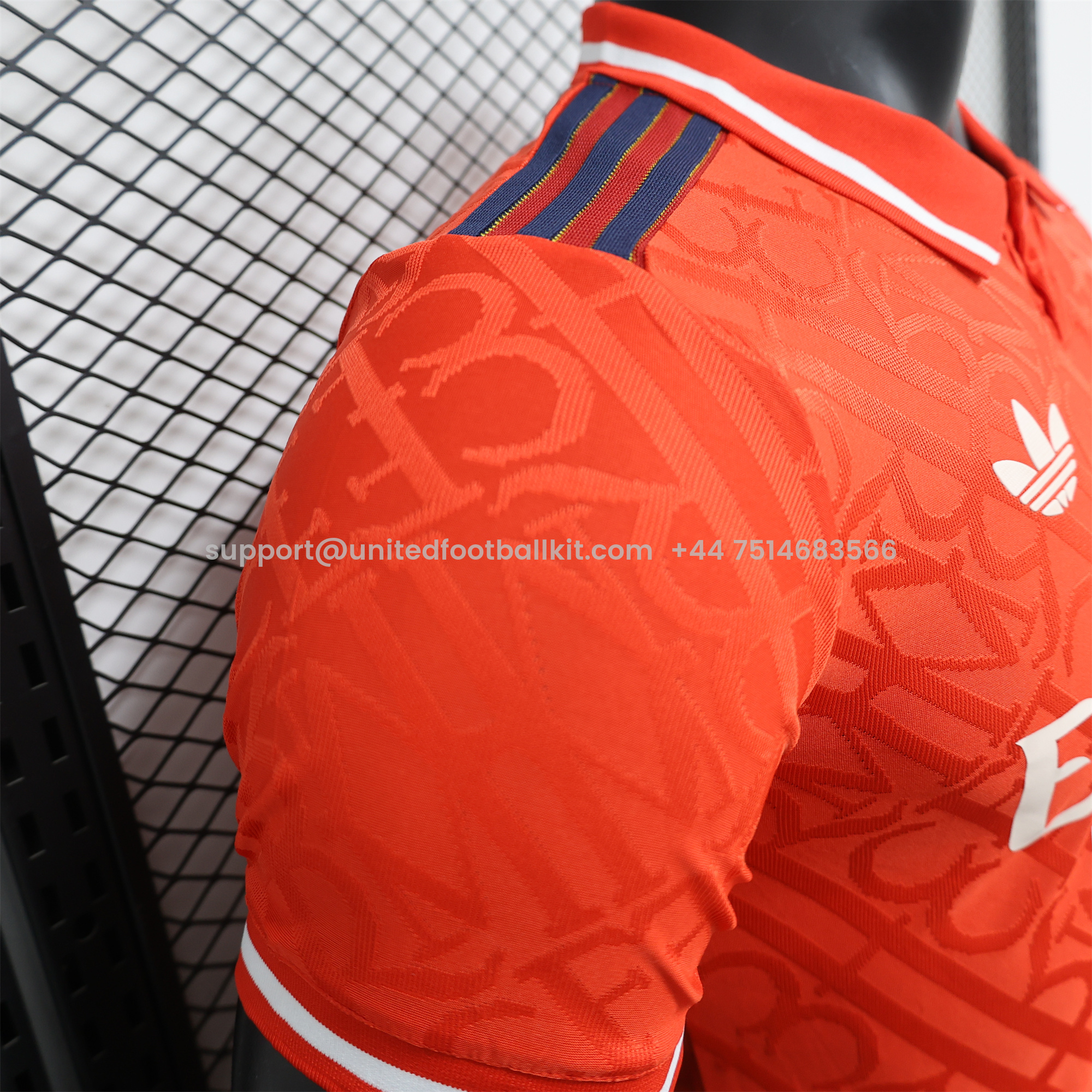 Unitedfootballkit.com | Real Madrid 24-25 Trefoil Orange Jersey - Player Version -Customize Name, Number and Patch | Worldwide Shipping