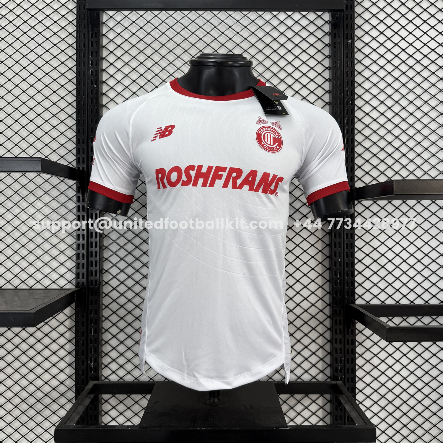Unitedfootballkit.com | 【The Double Winners】Toluca 25-26 White Special Jersey - Player Version -Customize Name, Number and Patch | Worldwide Shipping