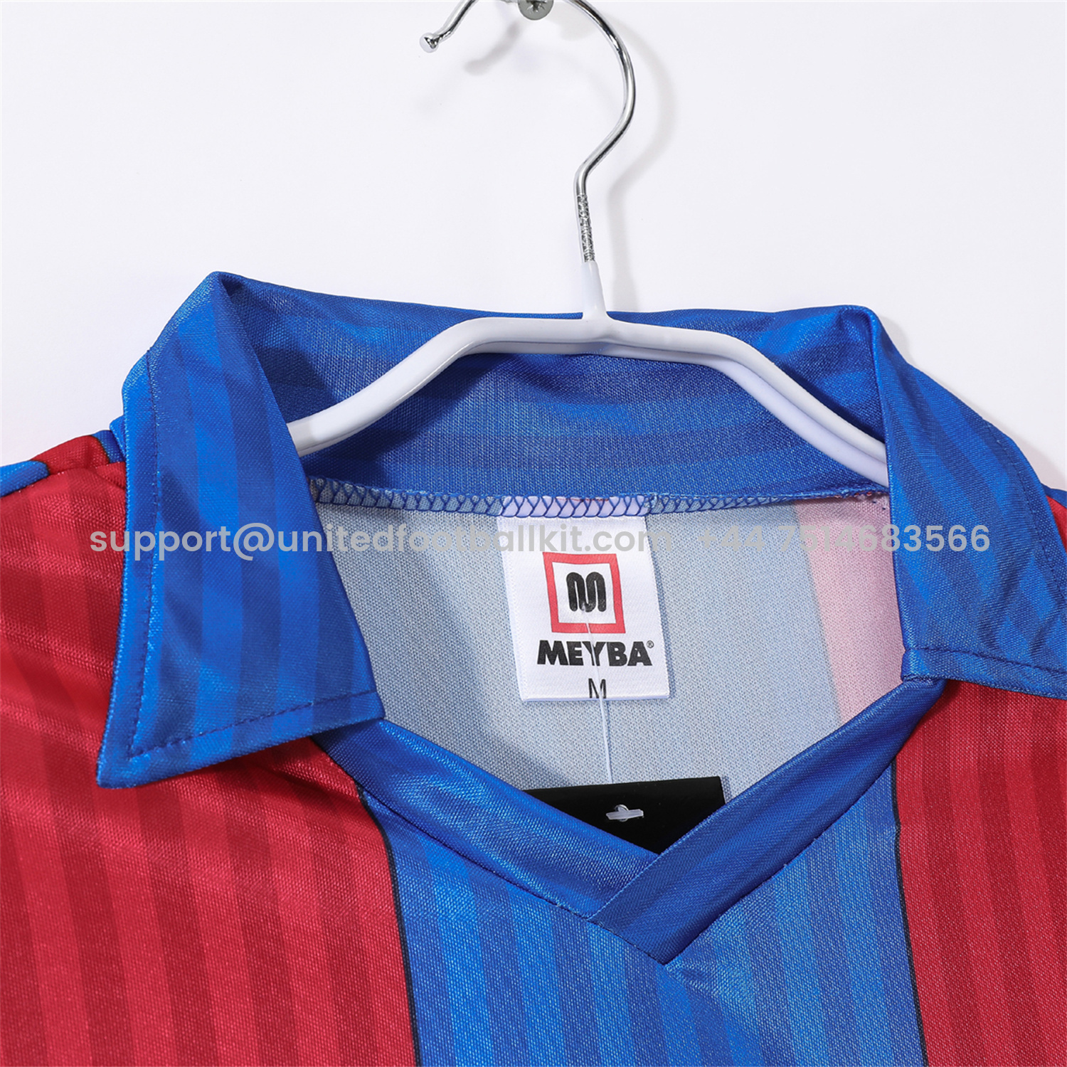 Unitedfootballkit.com | Retro Barcelona 1989-92 Home Jersey -Customize Name, Number and Patch | Worldwide Shipping