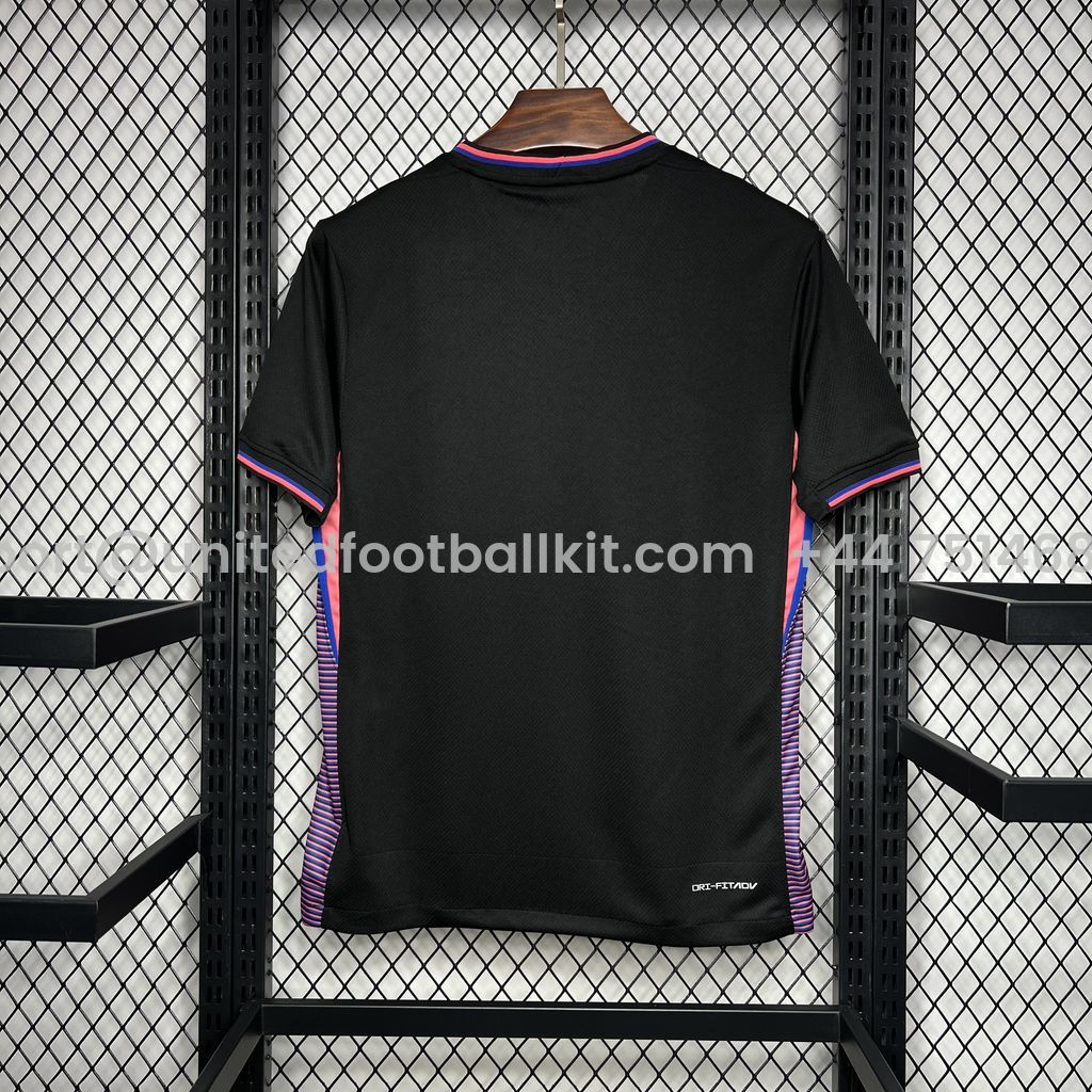 Unitedfootballkit.com | Barcelona 24-25 Black Pink Speical Jersey - Fans Version -Customize Name, Number and Patch | Worldwide Shipping