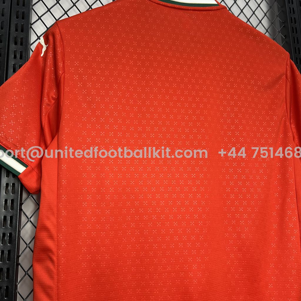 Unitedfootballkit.com | Portugal 2025-26 Home Jersey - Fans Version -Customize Name, Number and Patch | Worldwide Shipping