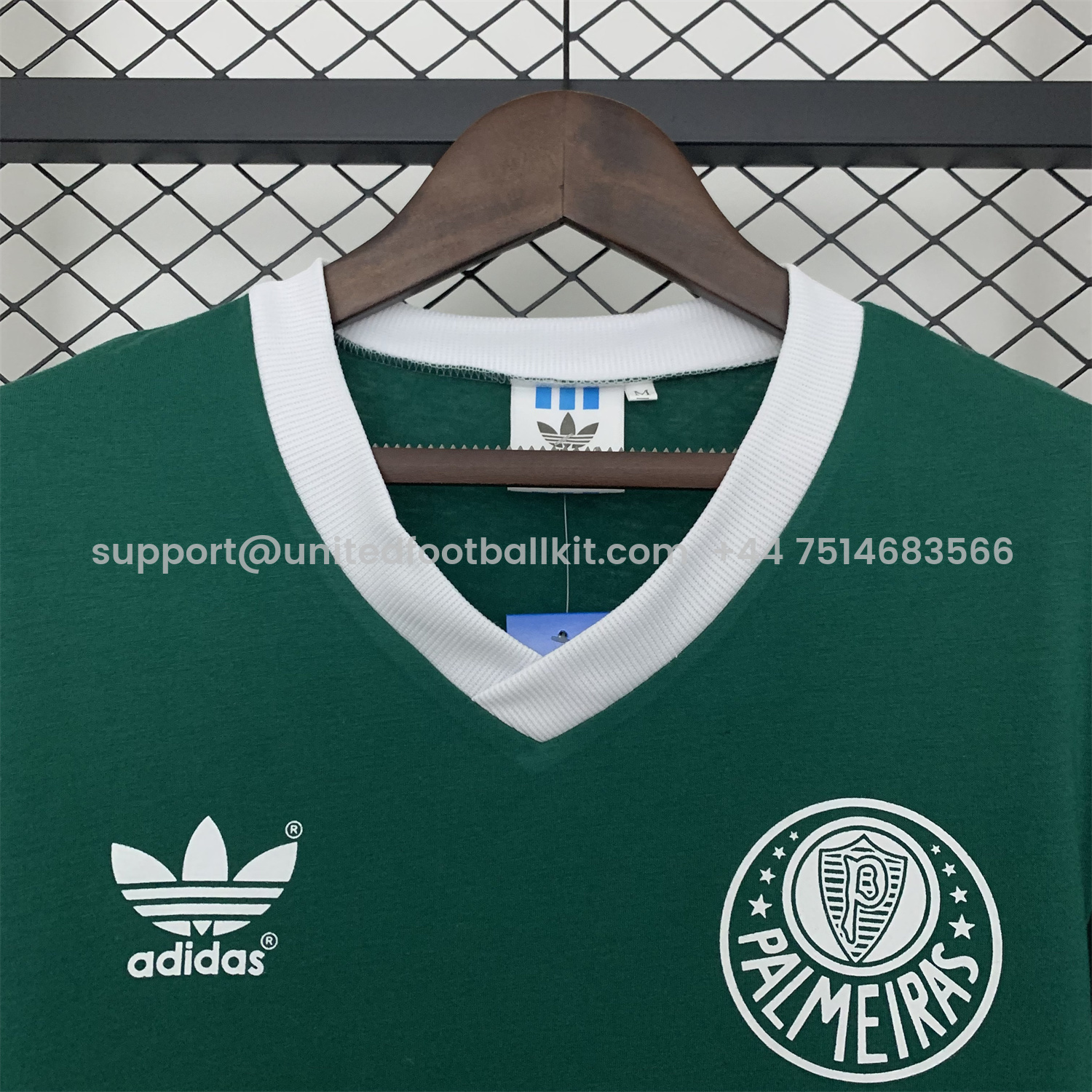 Unitedfootballkit.com | Retro Palmeiras 1987-88 Home Jersey -Customize Name, Number and Patch | Worldwide Shipping