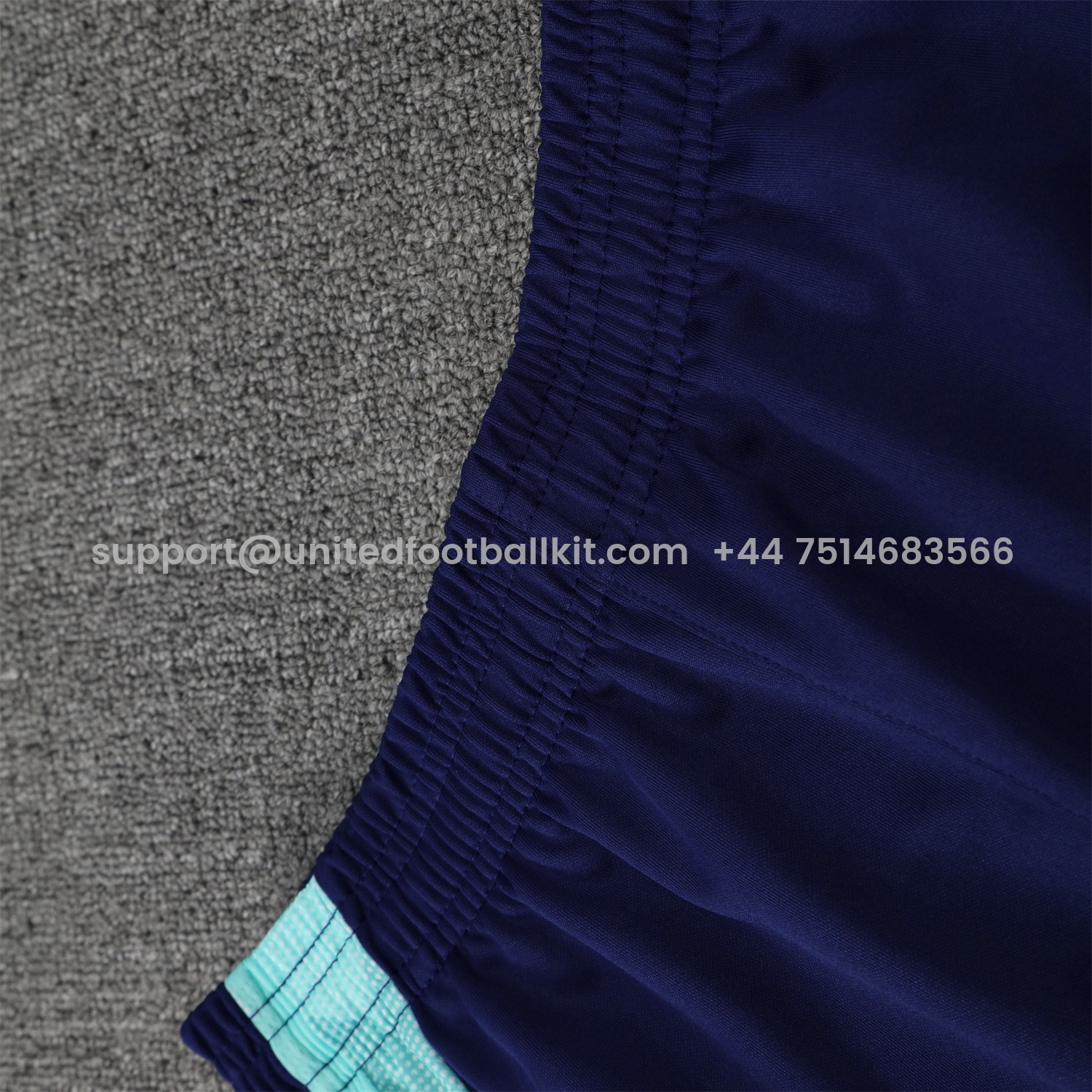 Unitedfootballkit.com | Flamengo 25-26 Long Sleeve Training Set - Light Blue Top & Deep Blue Pants -Customize Name, Number and Patch | Worldwide Shipping