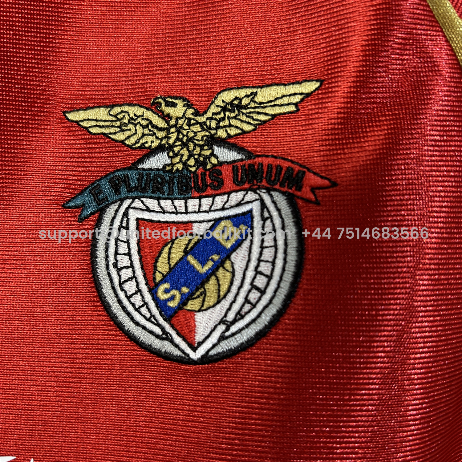 Unitedfootballkit.com | Retro Benfica 1998-99 Home Jersey -Customize Name, Number and Patch | Worldwide Shipping