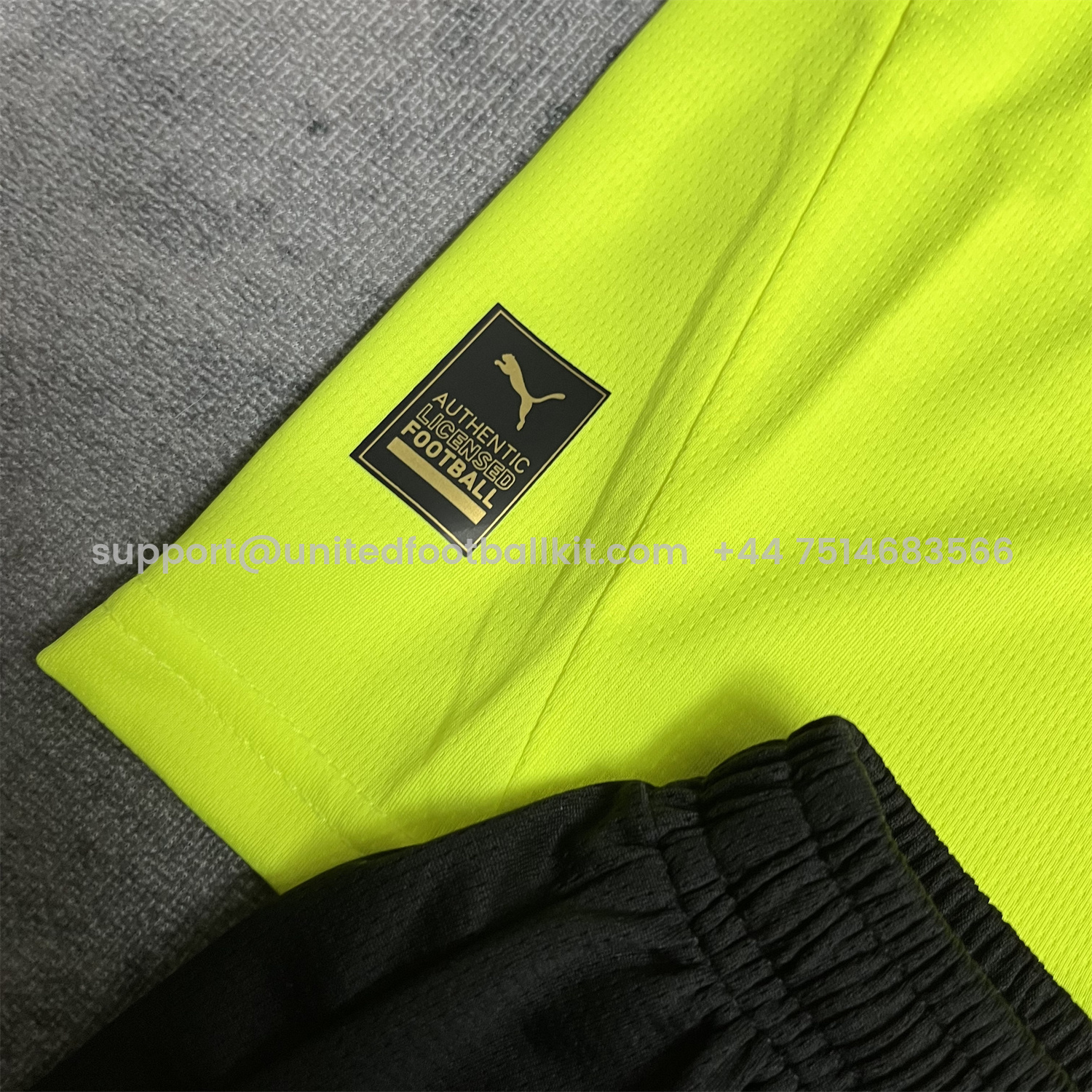Unitedfootballkit.com | Dortmund 24-25 Yellow Alert Special Edition Kids Kit with Black Shorts -Customize Name, Number and Patch | Worldwide Shipping