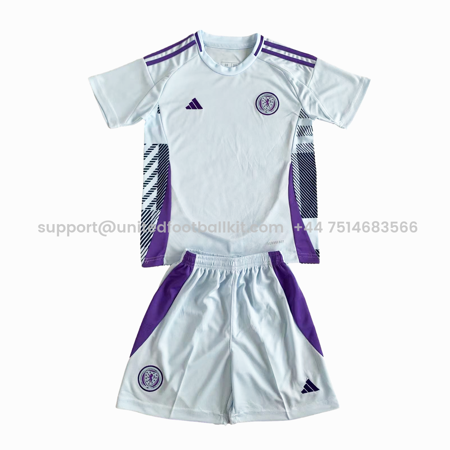 Unitedfootballkit.com | S-c-o.t l.a-n.d 2024 Away Goalkeeper Kids Kit -Customize Name, Number and Patch | Worldwide Shipping