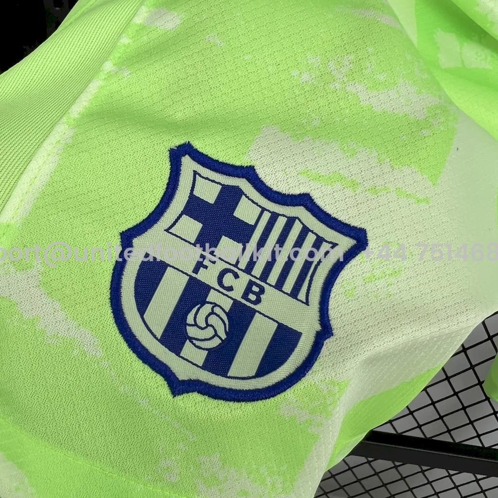 Unitedfootballkit.com | Barcelona 24-25 Third Shorts - Fans Version -Customize Name, Number and Patch | Worldwide Shipping