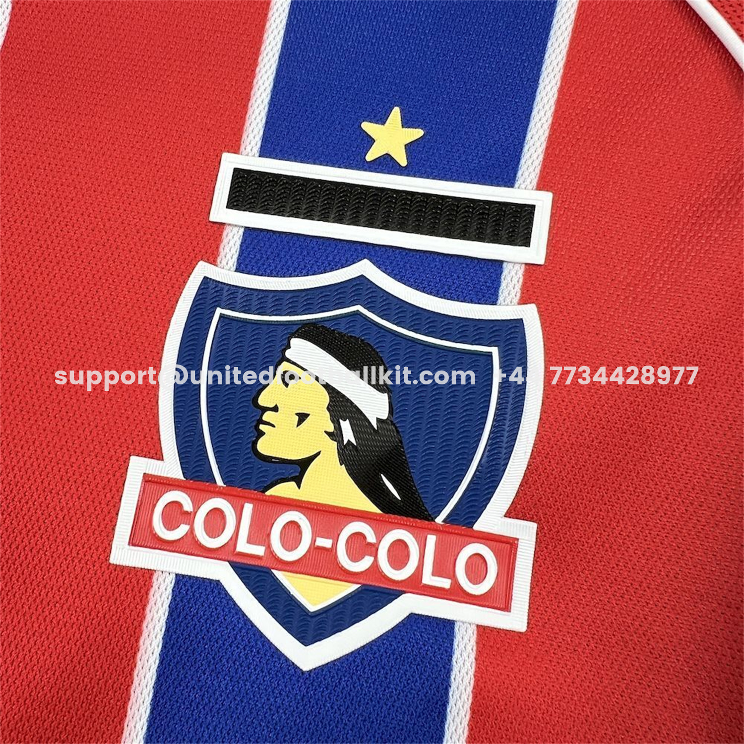 Unitedfootballkit.com | Colo Colo 25-26 Red And Blue Third Jersey - Fans Version -Customize Name, Number and Patch | Worldwide Shipping