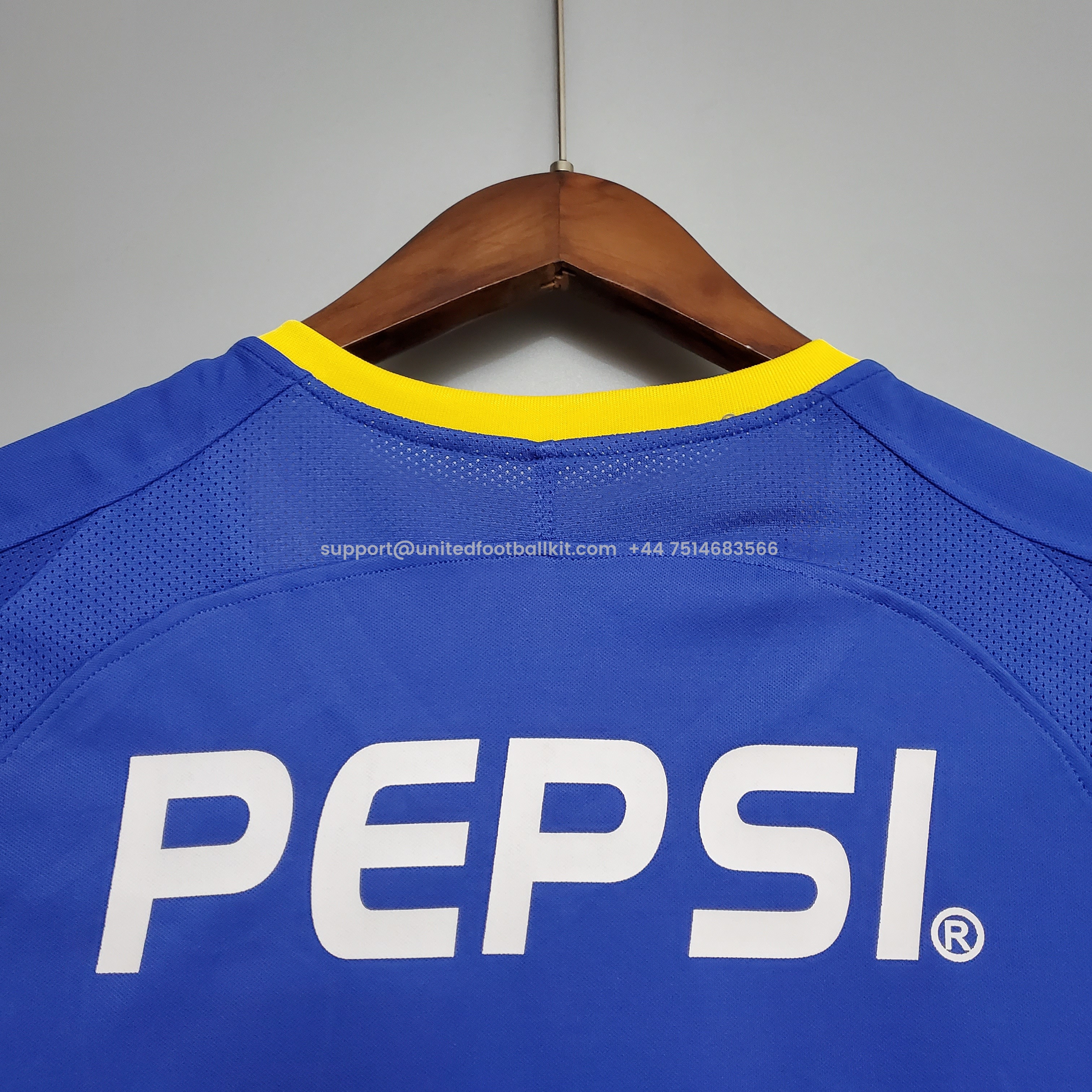 Unitedfootballkit.com | Retro Boca Juniors 2003-04 Home Stadium Jersey -Customize Name, Number and Patch | Worldwide Shipping