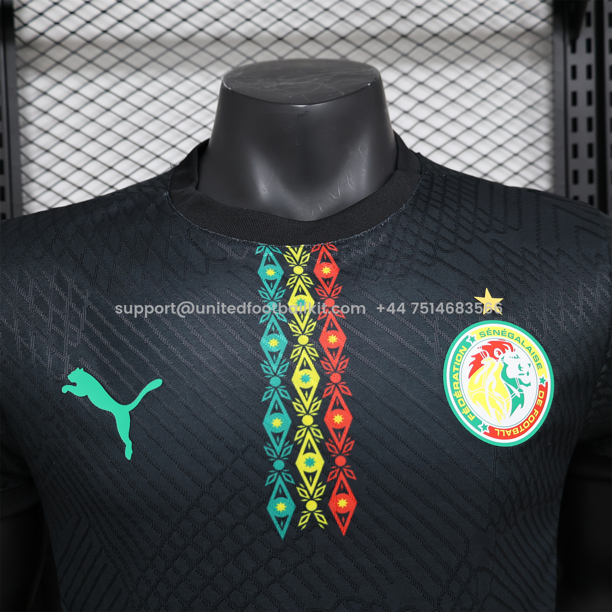 Unitedfootballkit.com | Senegal 2024-25 Black 2 Special Edition Jersey - Player Version -Customize Name, Number and Patch | Worldwide Shipping