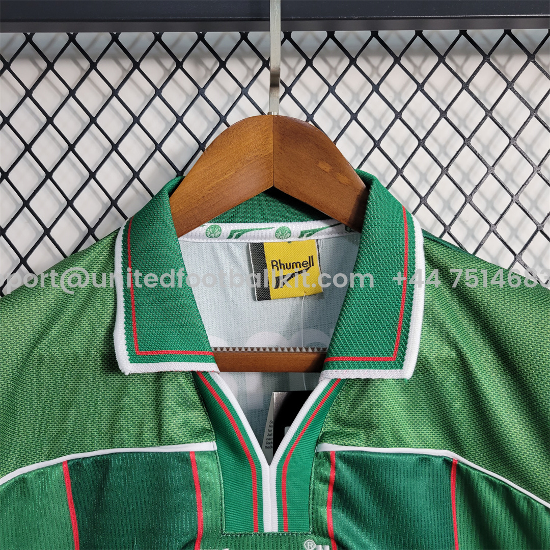 Unitedfootballkit.com | Retro Palmeiras 1999 Home Stadium Jersey - Liberator Cup Champion -Customize Name, Number and Patch | Worldwide Shipping