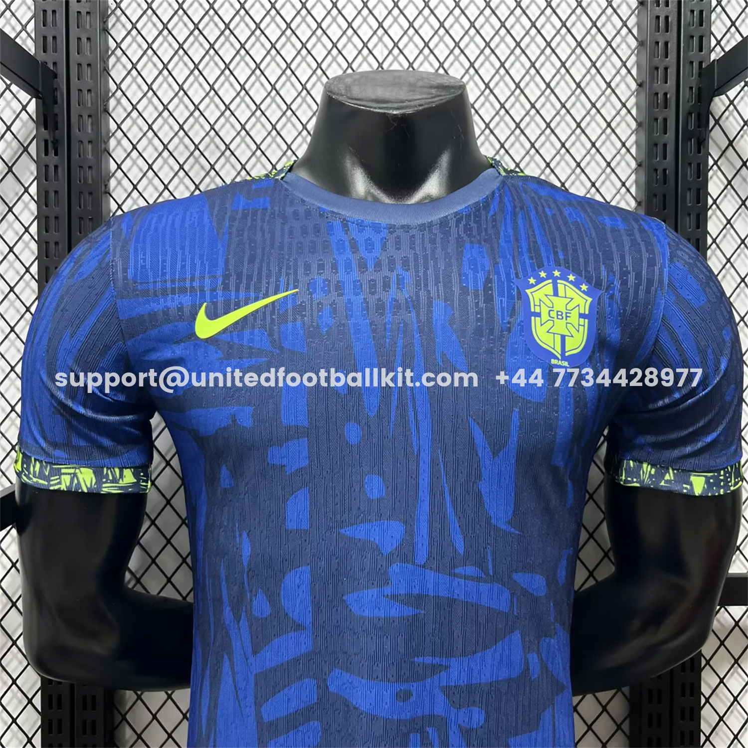 Unitedfootballkit.com | Brazil 2026 Blue Colors Special Jersey - Player Version -Customize Name, Number and Patch | Worldwide Shipping