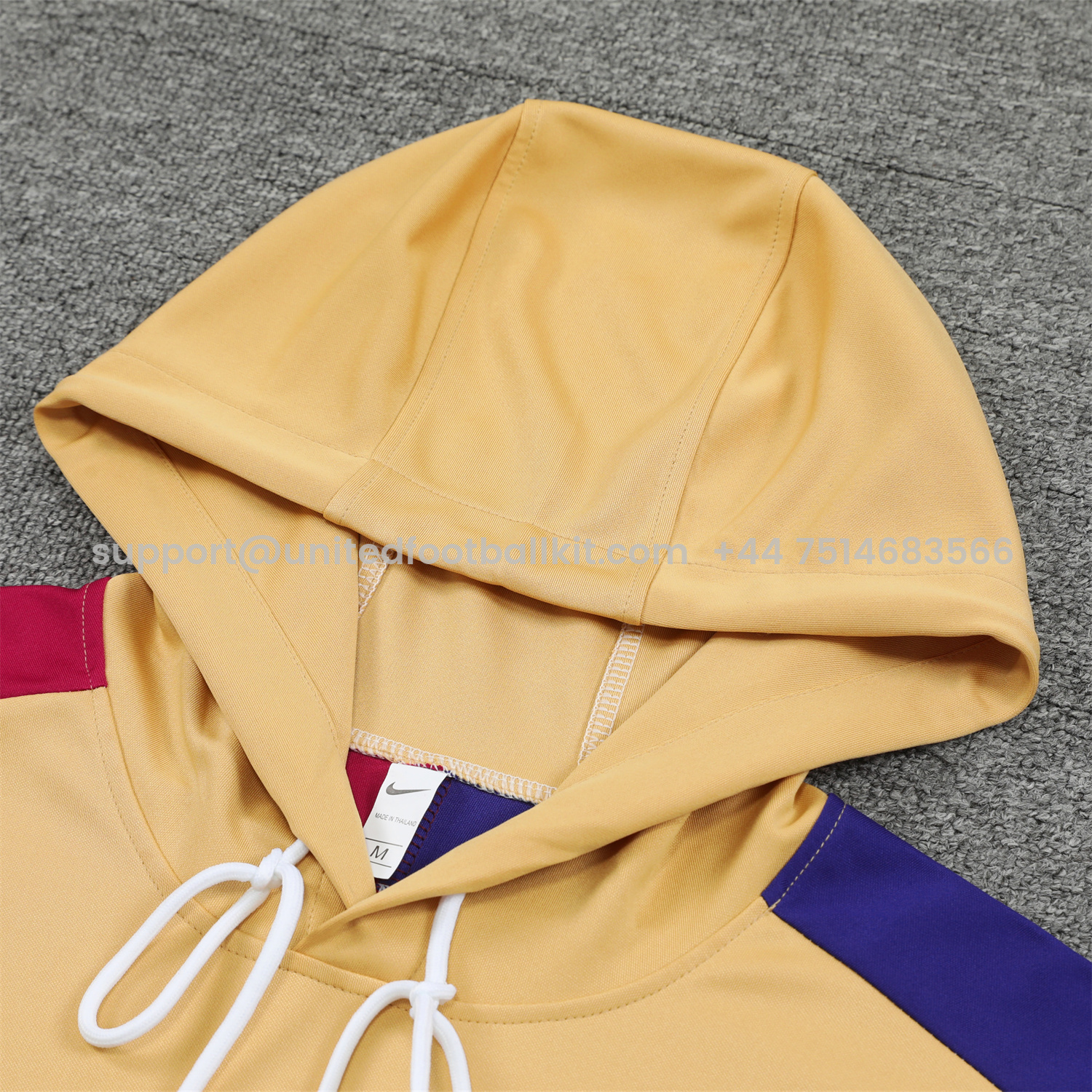 Unitedfootballkit.com | Barcelona 24-25 Training Hoodie Set - Khaki Hoodie and Black Pants -Customize Name, Number and Patch | Worldwide Shipping