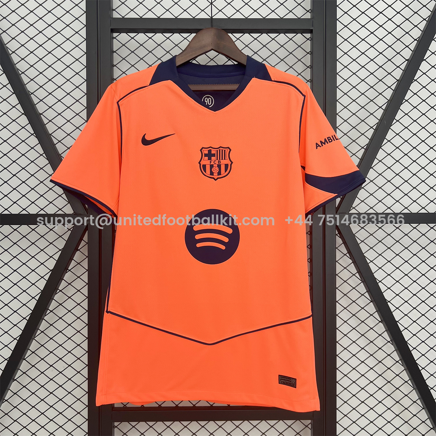 Unitedfootballkit.com | Barcelona 25-26 Third Jersey - Fans Version -Customize Name, Number and Patch | Worldwide Shipping