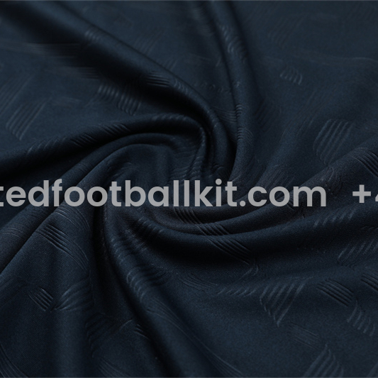 Unitedfootballkit.com | Barcelona 24-25 Long Sleeve Training Set - Deep Blue -Customize Name, Number and Patch | Worldwide Shipping