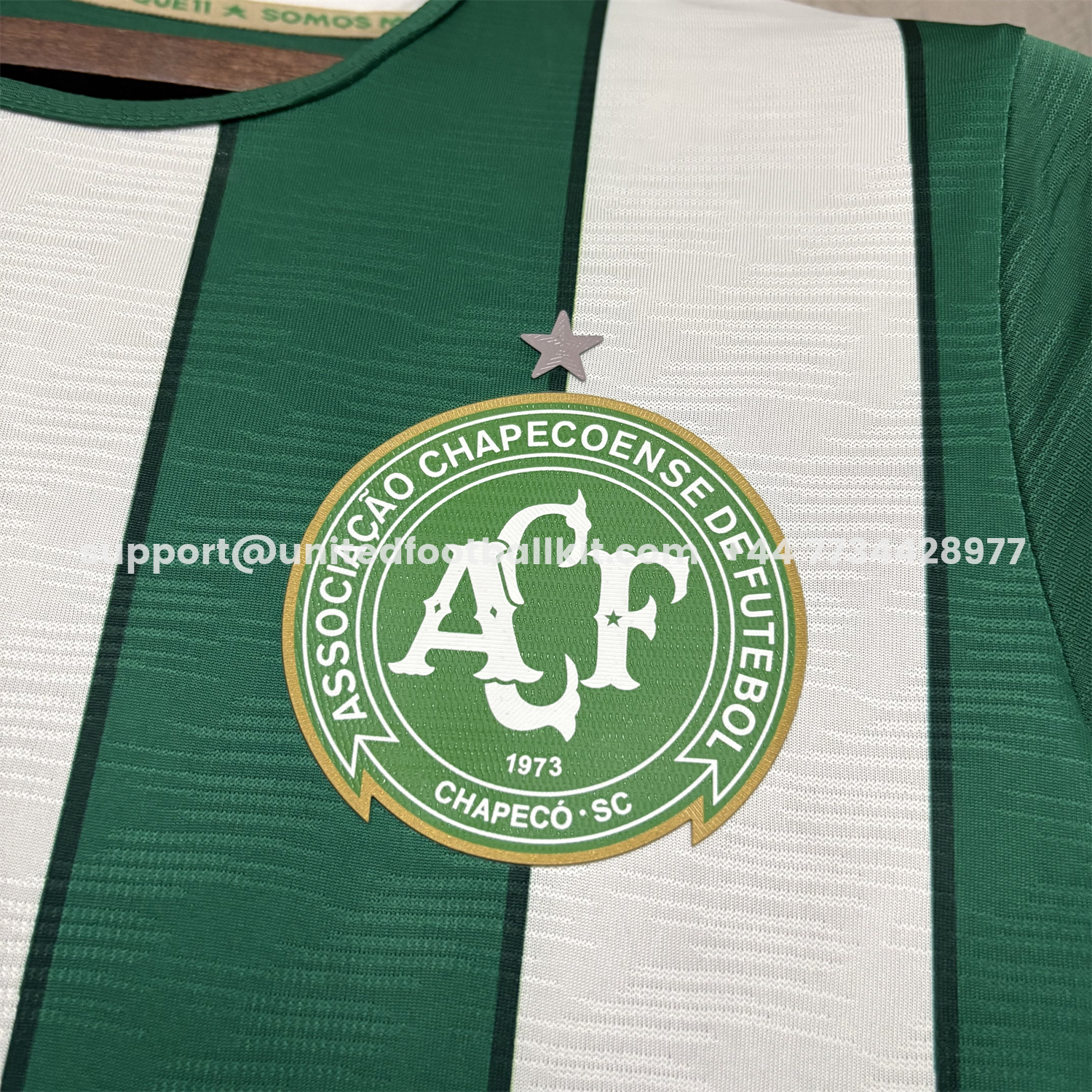 Unitedfootballkit.com | Chapecoense 26-27 Home All Sponsors Jersey - Fans Version -Customize Name, Number and Patch | Worldwide Shipping