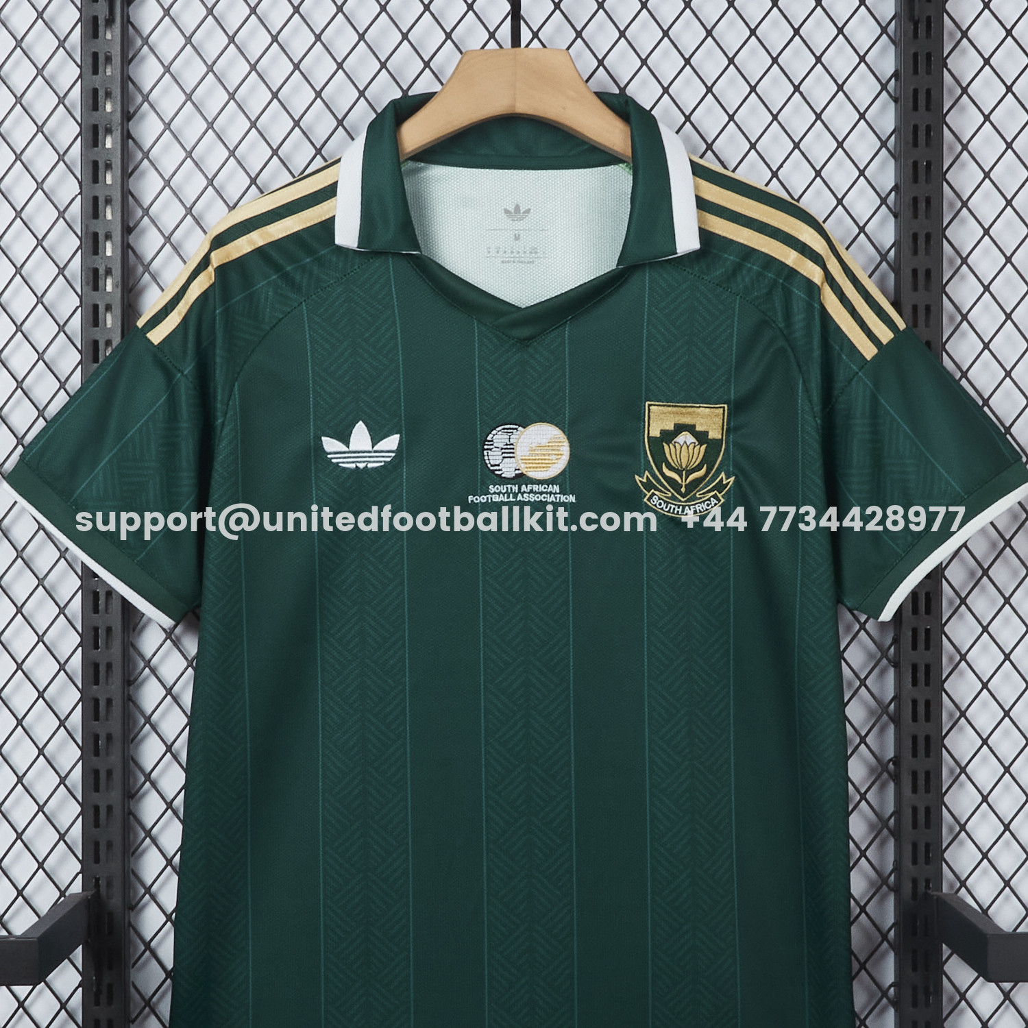 Unitedfootballkit.com | South Africa 2026 Away Jersey - Fans Version -Customize Name, Number and Patch | Worldwide Shipping