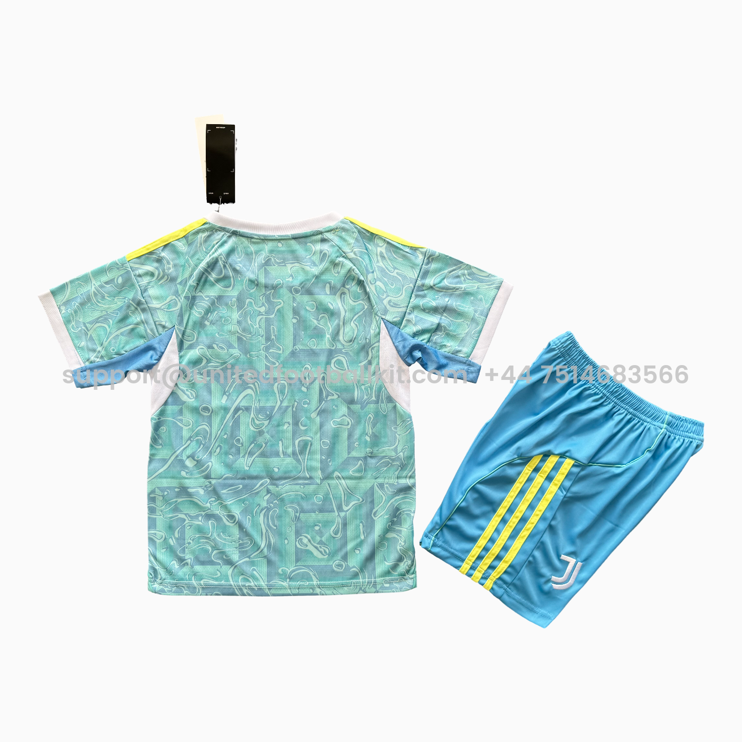 Unitedfootballkit.com | Juventus 25-26 Away Unsponsored Kids Kit -Customize Name, Number and Patch | Worldwide Shipping