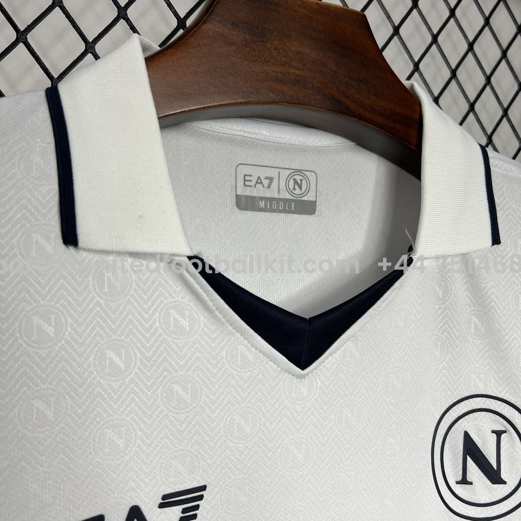 Unitedfootballkit.com | SSC Napoli 24-25 Away Jersey - Fans Version -Customize Name, Number and Patch | Worldwide Shipping
