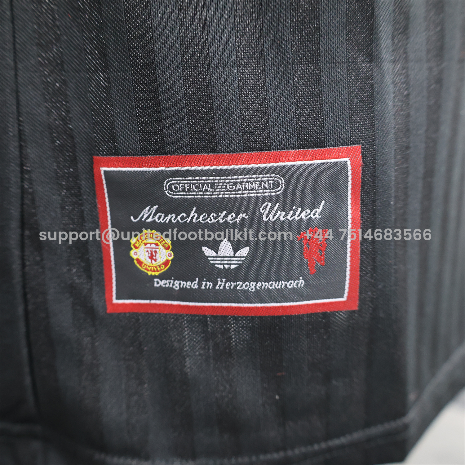 Unitedfootballkit.com | Manchester United 24-25 Black Icon Retro Jersey - Player Version -Customize Name, Number and Patch | Worldwide Shipping