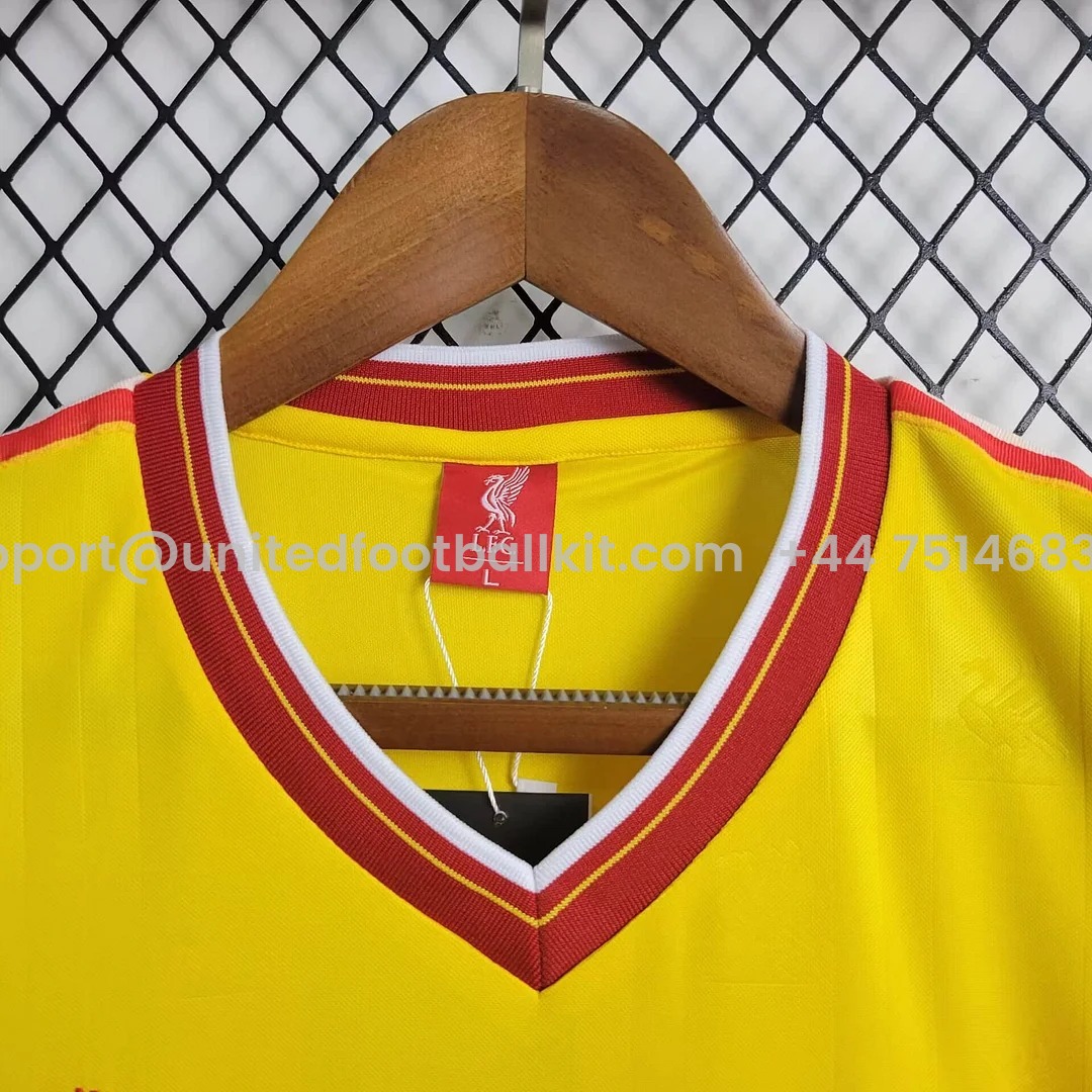 Unitedfootballkit.com | Retro Liver.pool 1986-87 Third Jersey -Customize Name, Number and Patch | Worldwide Shipping