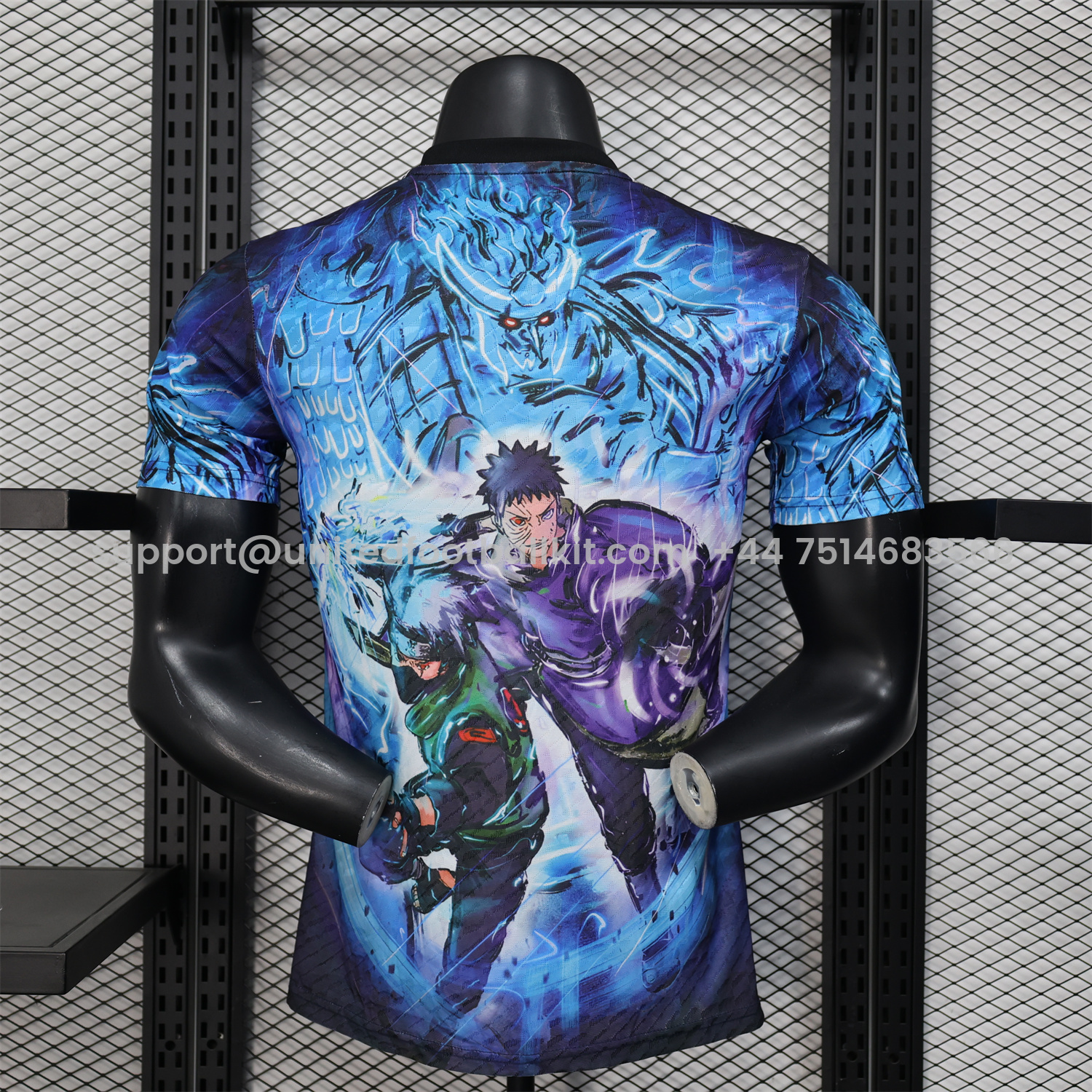 Unitedfootballkit.com | Japan 25-26 Kakashi and Obito Blue Special Jersey - Player Version -Customize Name, Number and Patch | Worldwide Shipping