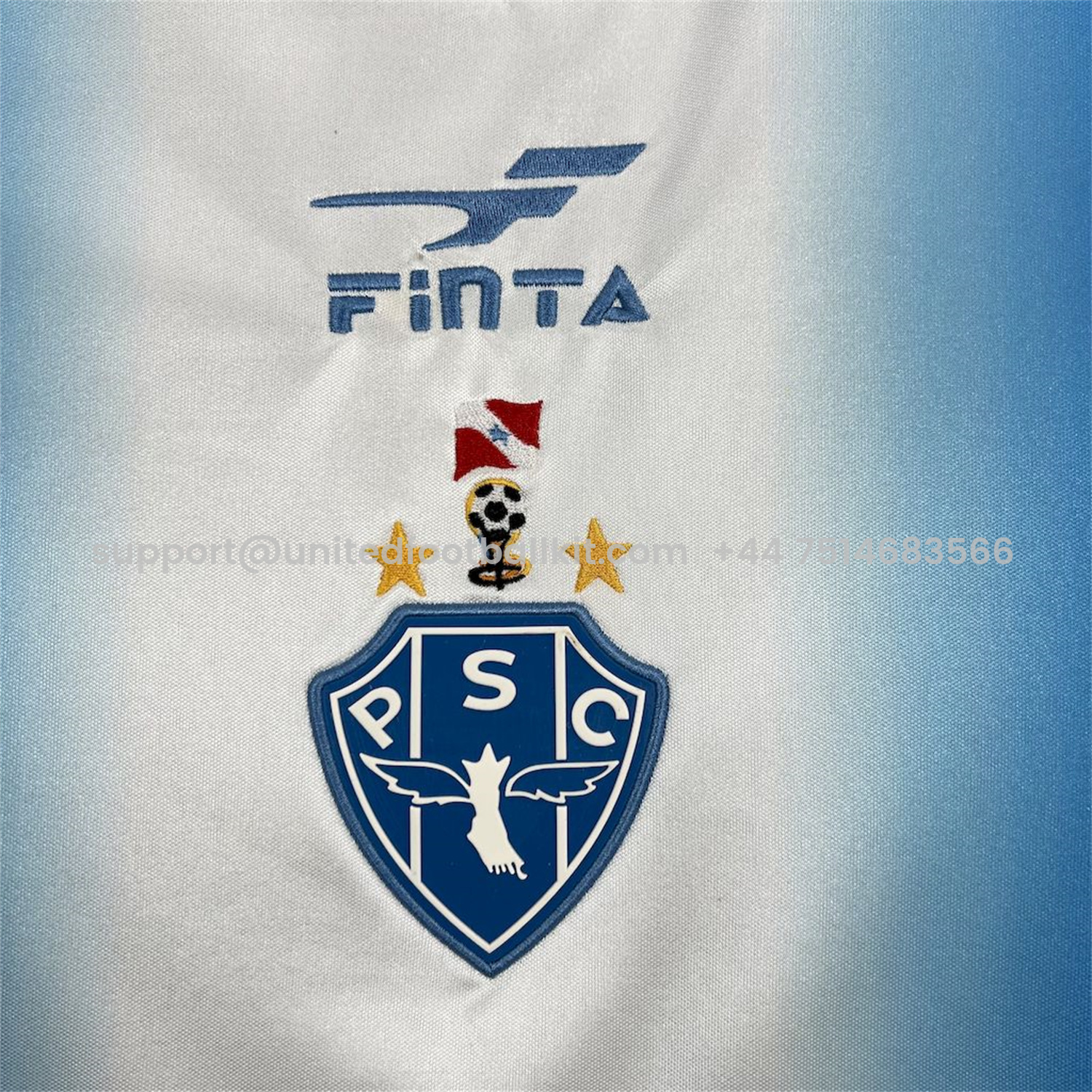 Unitedfootballkit.com | Retro Paysandu 2003 Third Blue Stripe Jersey -Customize Name, Number and Patch | Worldwide Shipping