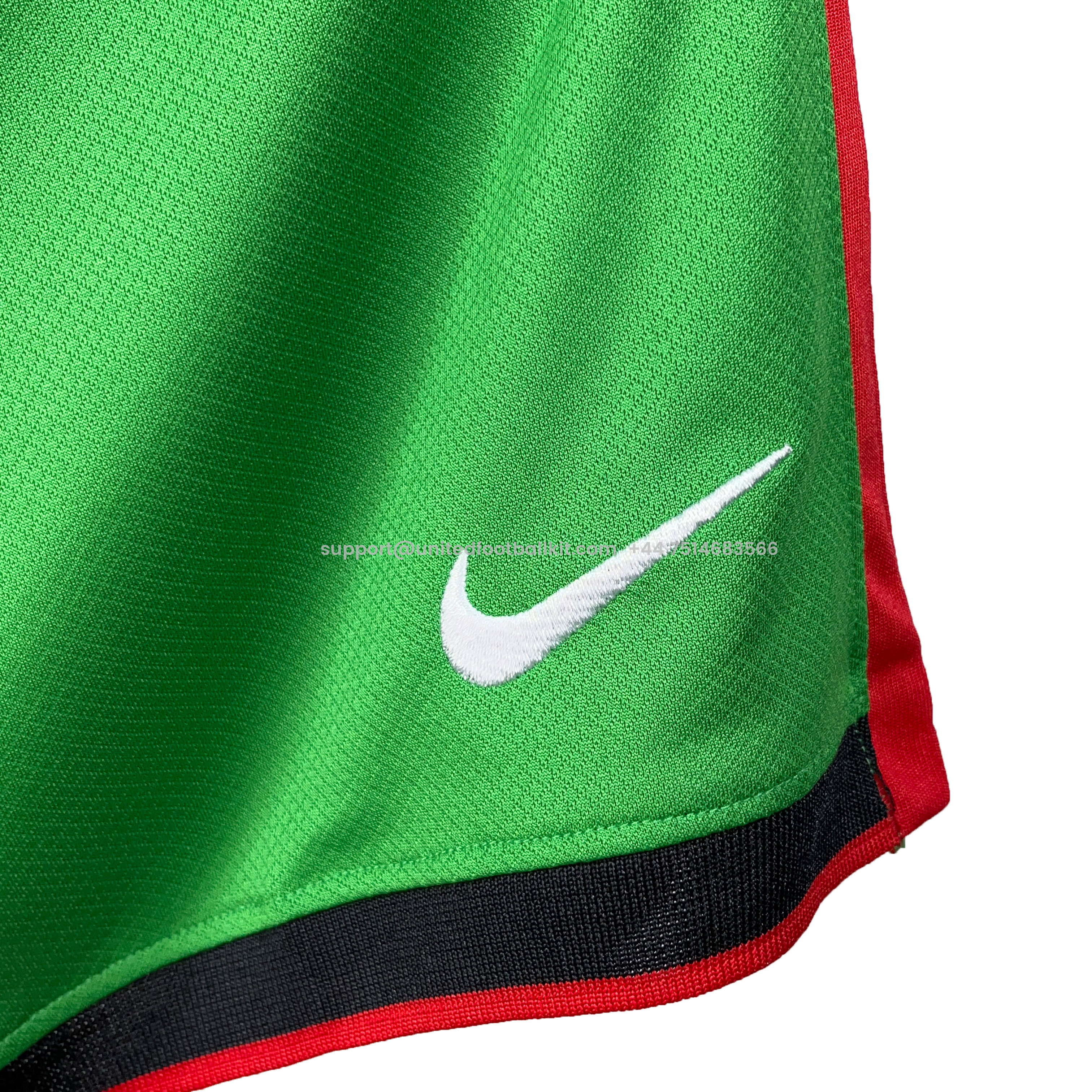 Unitedfootballkit.com | Portugal 2024 Home Shorts - Fans Version -Customize Name, Number and Patch | Worldwide Shipping