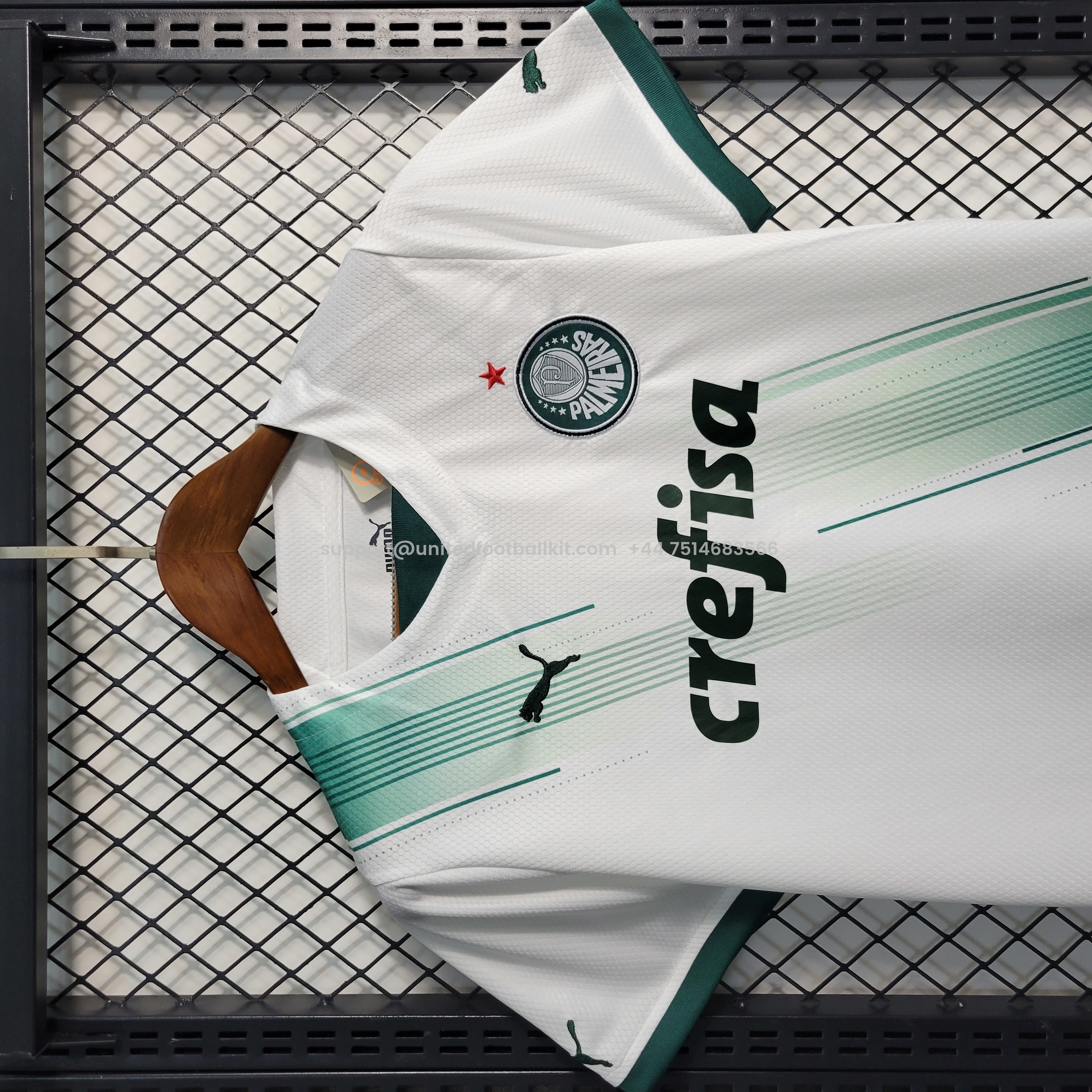 Unitedfootballkit.com | Palmeiras 2023 Away Stadium Kids Kit -Customize Name, Number and Patch | Worldwide Shipping