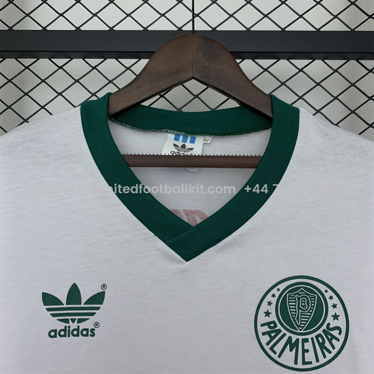 Unitedfootballkit.com | Retro Palmeiras 1989-90 Away Jersey -Customize Name, Number and Patch | Worldwide Shipping