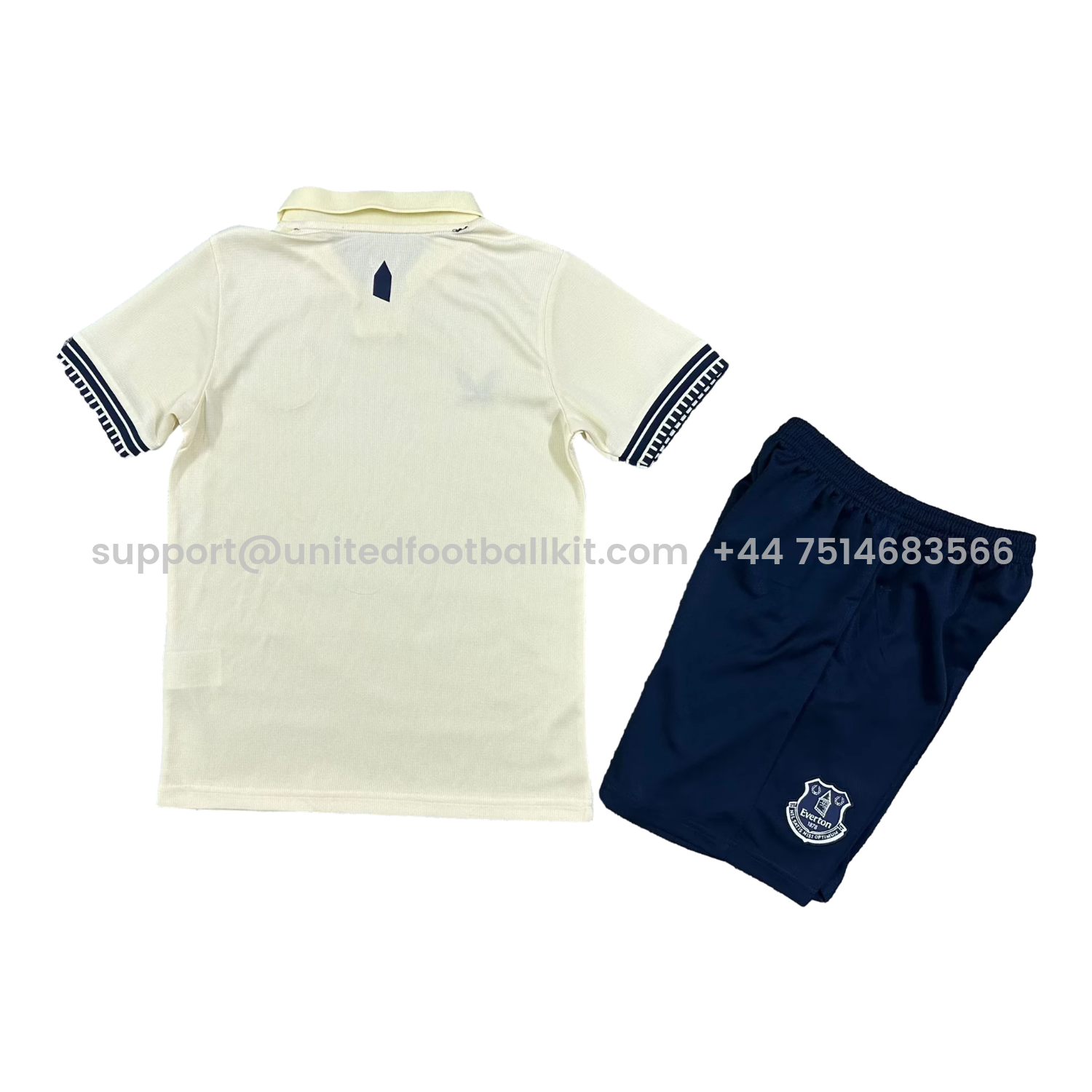 Unitedfootballkit.com | Everton 25-26 Away Kids Kit -Customize Name, Number and Patch | Worldwide Shipping