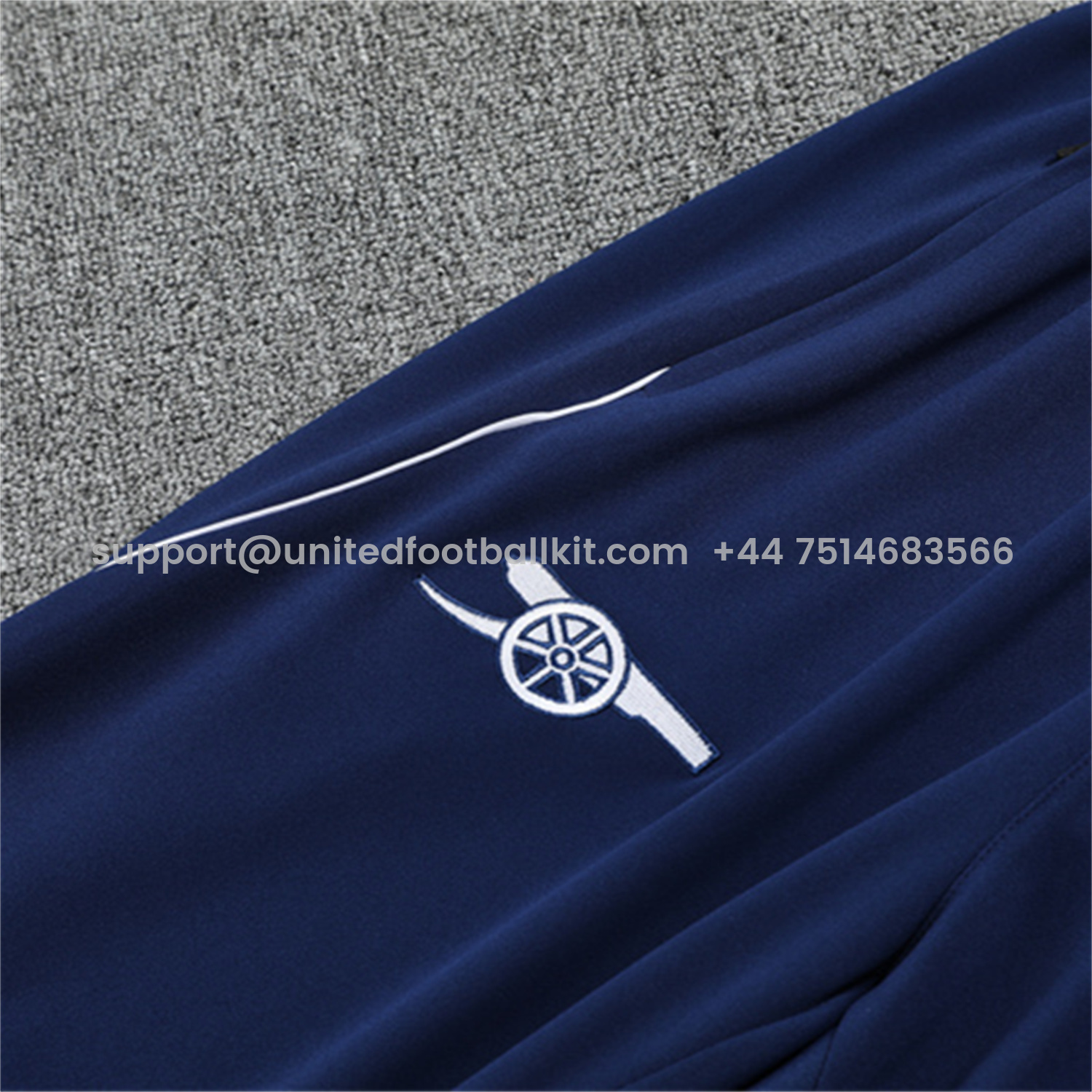 Unitedfootballkit.com | Arsenal 25-26 Long Sleeves Training Set - Colorful Camouflage Top & Royal Blue Pants -Customize Name, Number and Patch | Worldwide Shipping