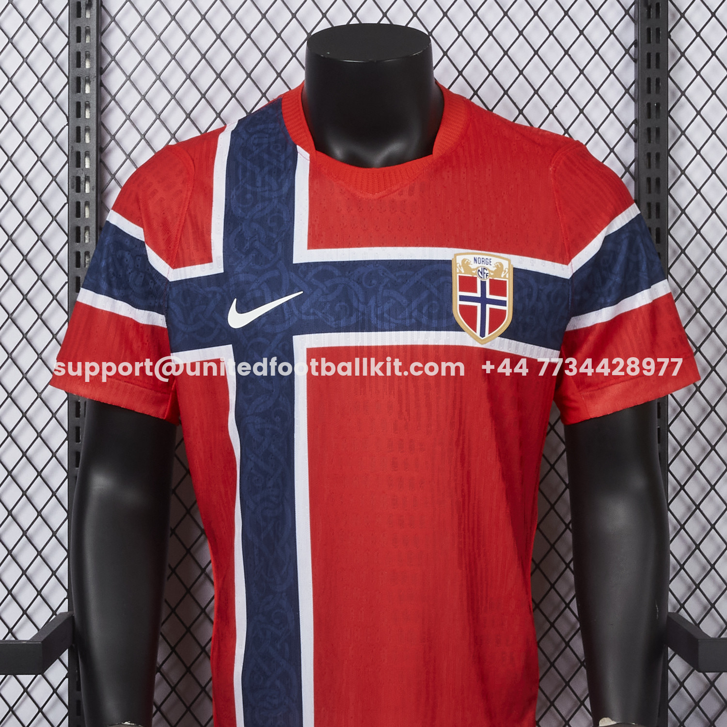 Unitedfootballkit.com | Norway 2026 Home Jersey - Player Version -Customize Name, Number and Patch | Worldwide Shipping