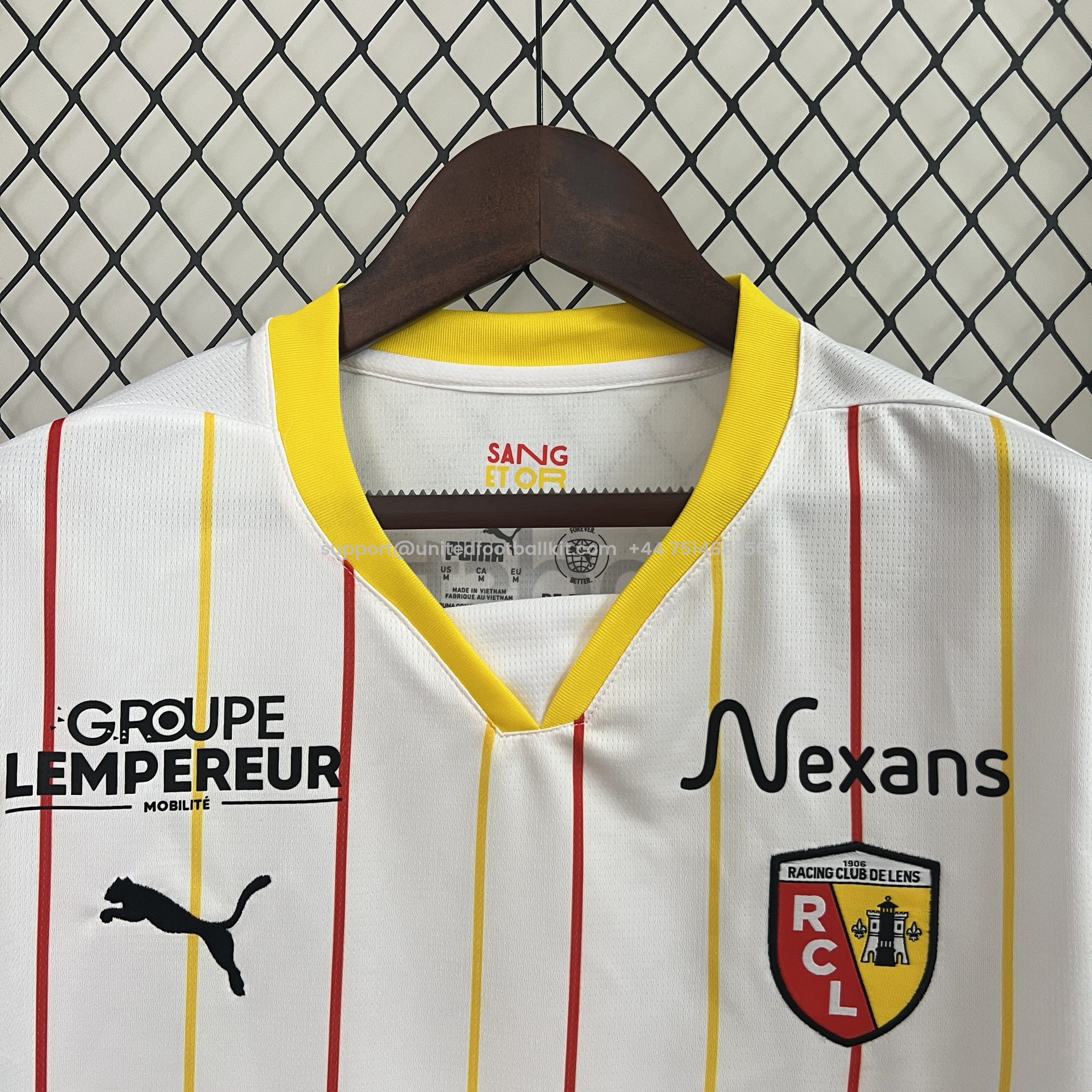 Unitedfootballkit.com | RC Lens 24-25 Third Jersey - Fans Version -Customize Name, Number and Patch | Worldwide Shipping