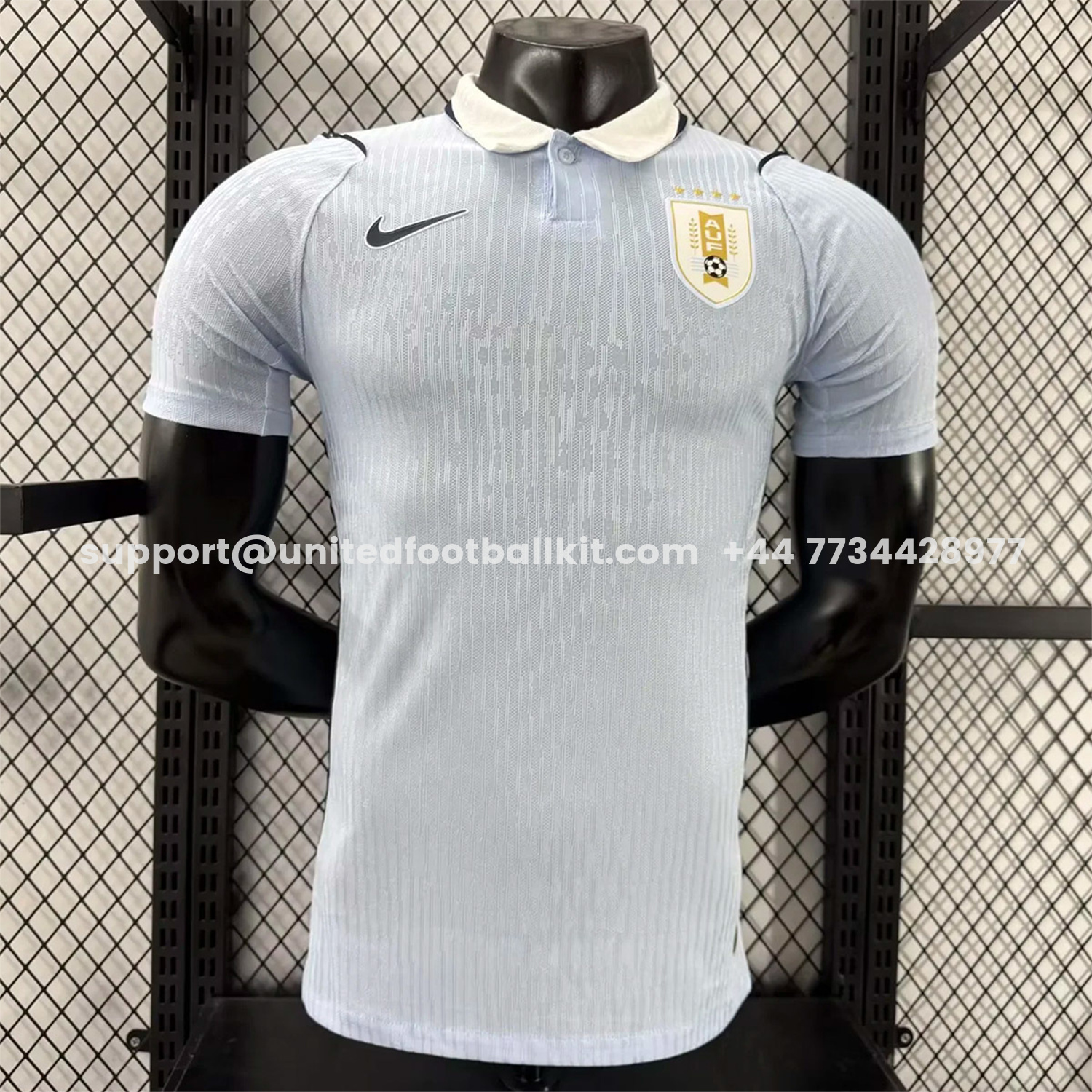 Unitedfootballkit.com | Uruguay 2026 Home Jersey - Player Version -Customize Name, Number and Patch | Worldwide Shipping
