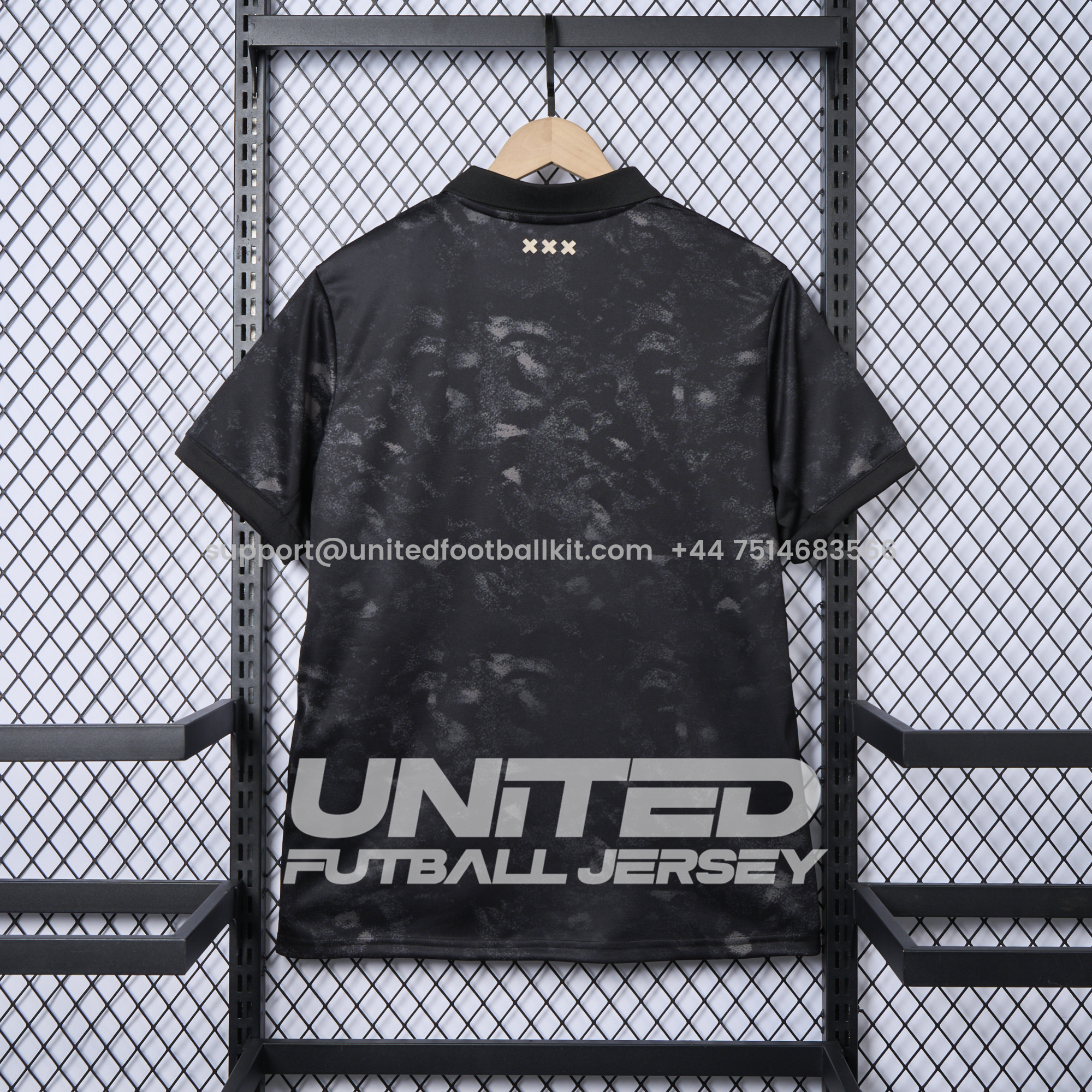 Unitedfootballkit.com | Ajax 24-25 Stone Island Co-brand Jersey - Fans Version -Customize Name, Number and Patch | Worldwide Shipping